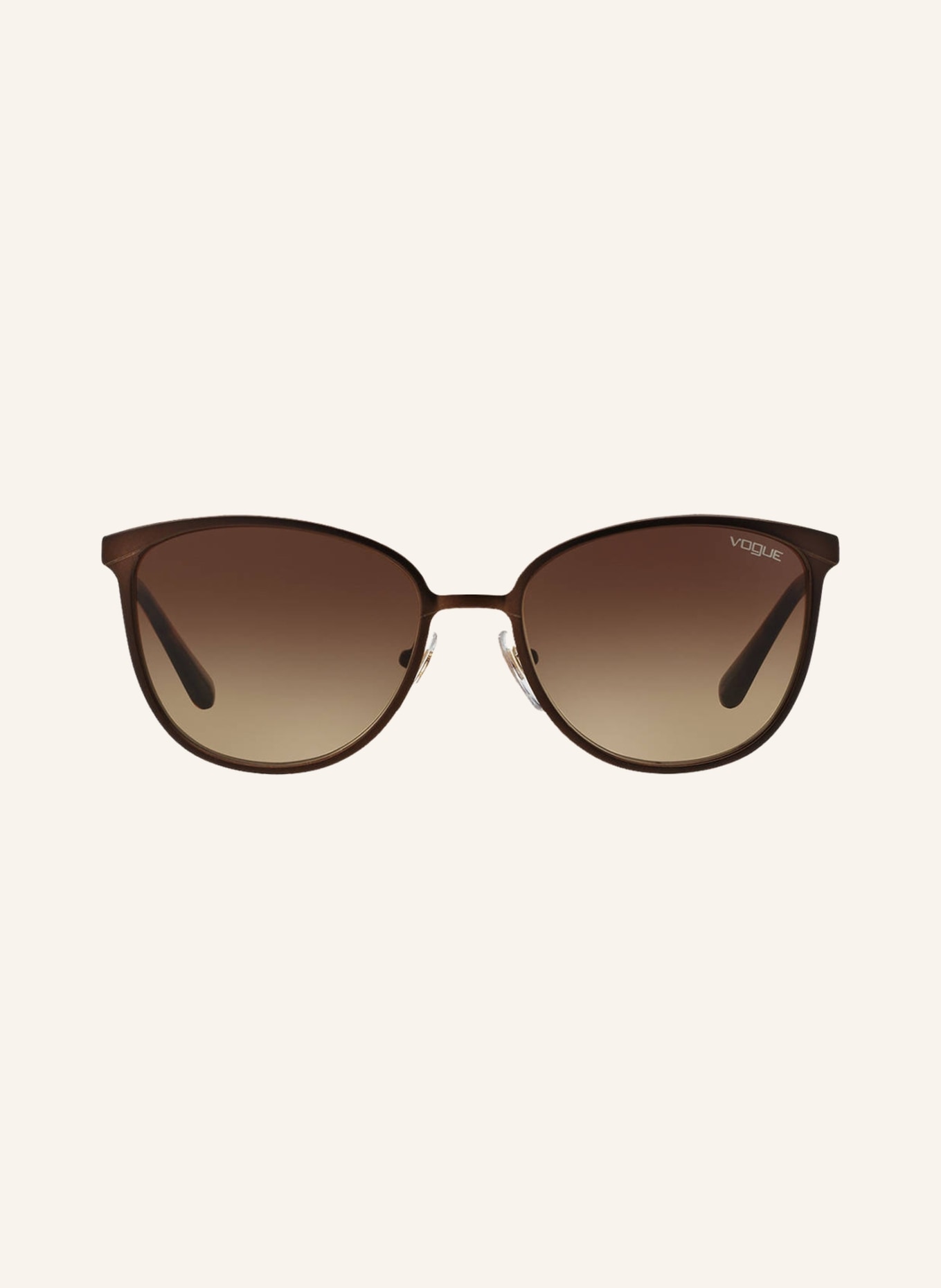 VOGUE Sunglasses VO4002S, Color: 934S13 - MATTE DARK BROWN/ BROWN GRADIENT (Image 2)