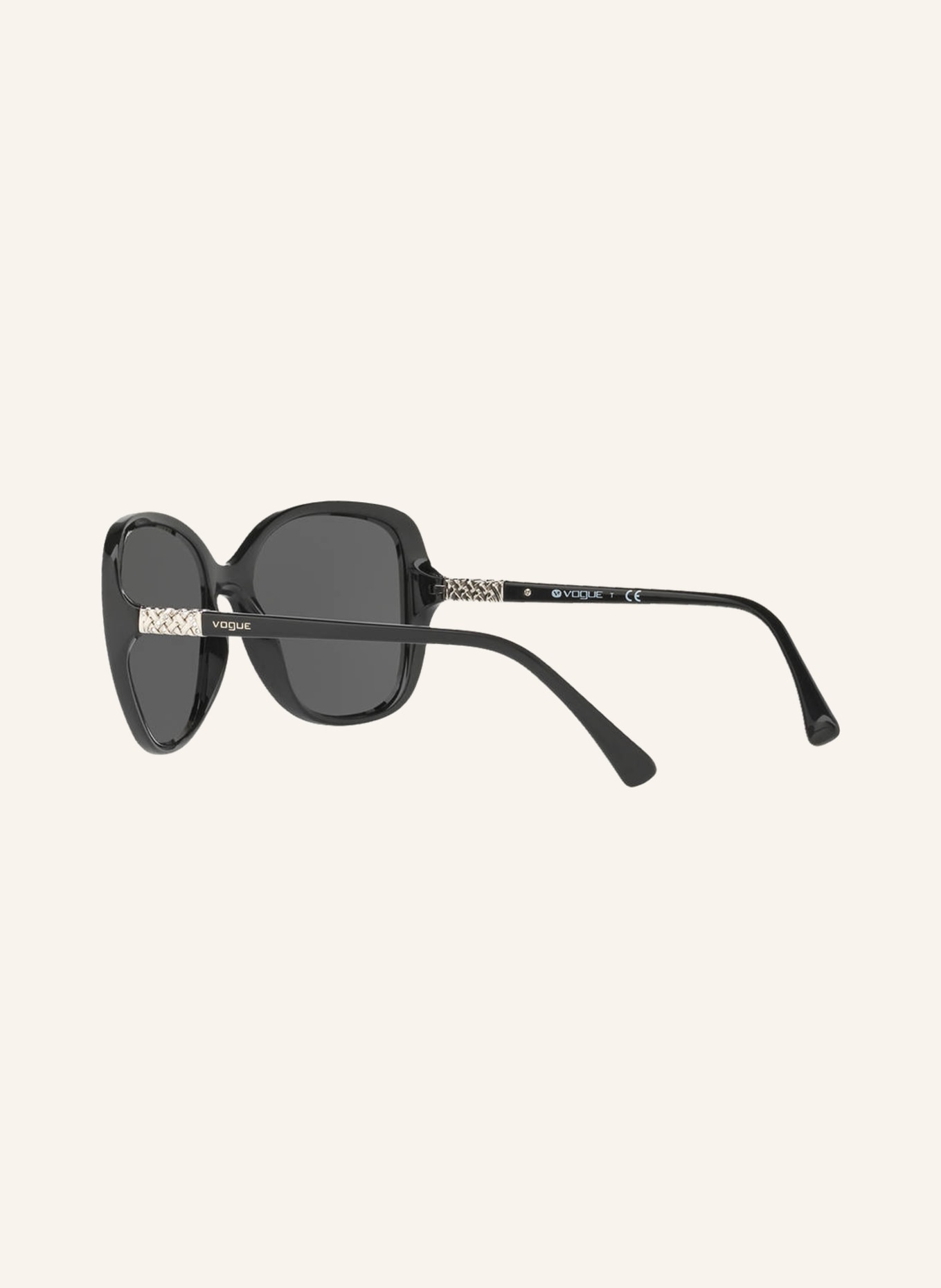 VOGUE Sunglasses VO5154SB with decorative gem trim , Color: W44/87 - BLACK/ GRAY (Image 4)