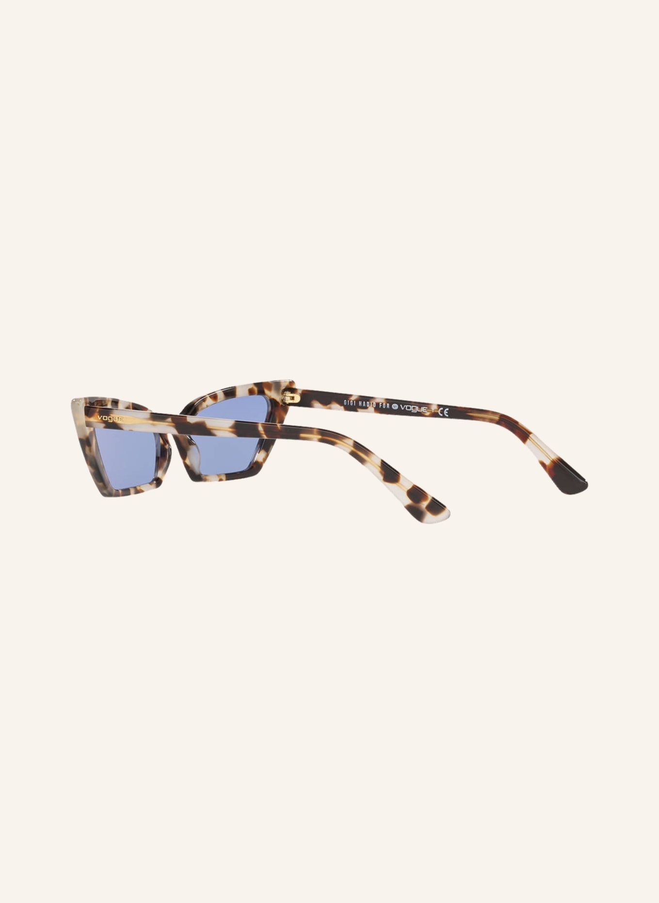VOGUE Sunglasses 0VO5282SB with decorative gem trim , Color: 272276 – HAVANA/BLUE (Image 4)