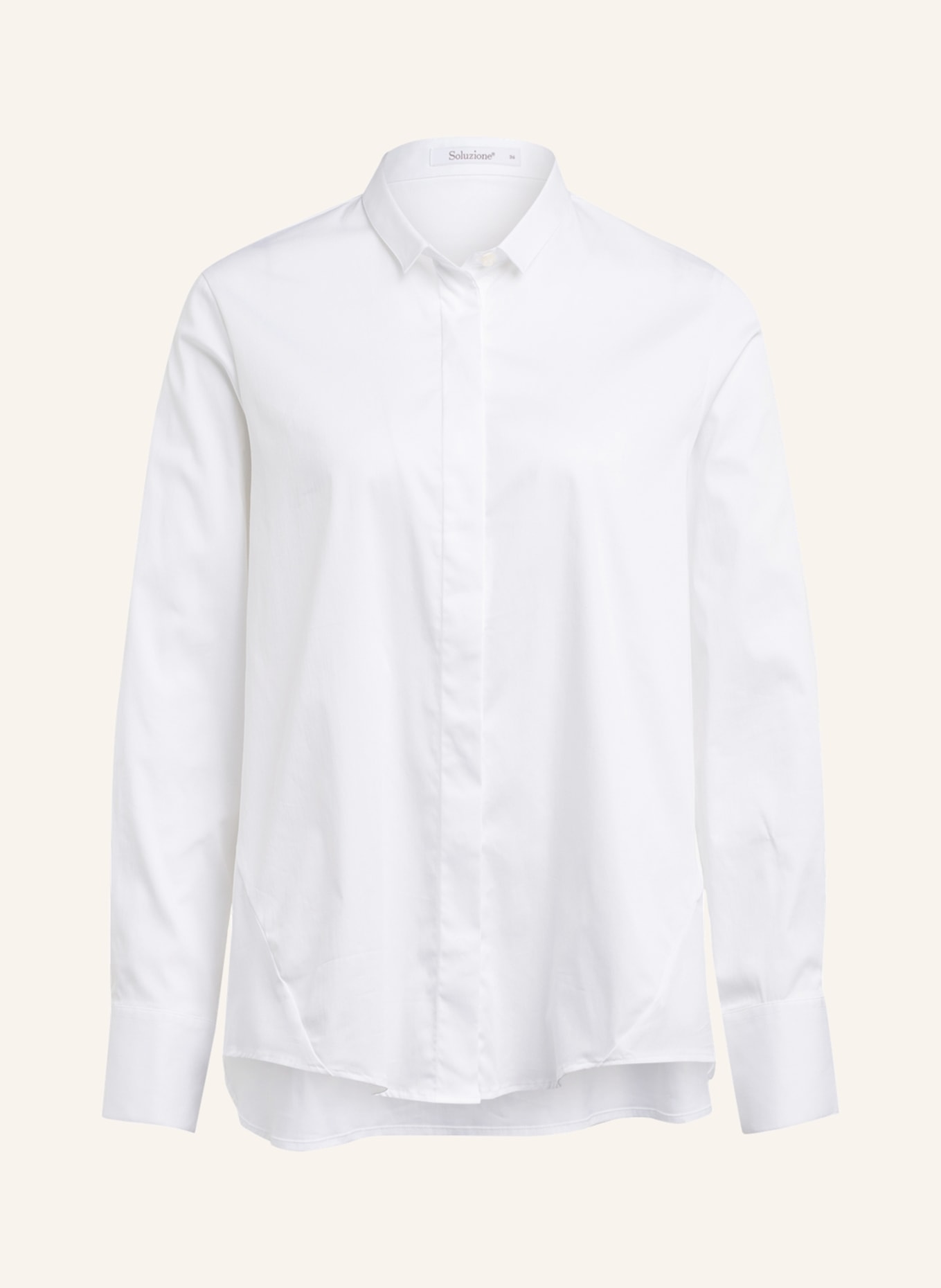 Soluzione Shirt blouse, Color: WHITE (Image 1)