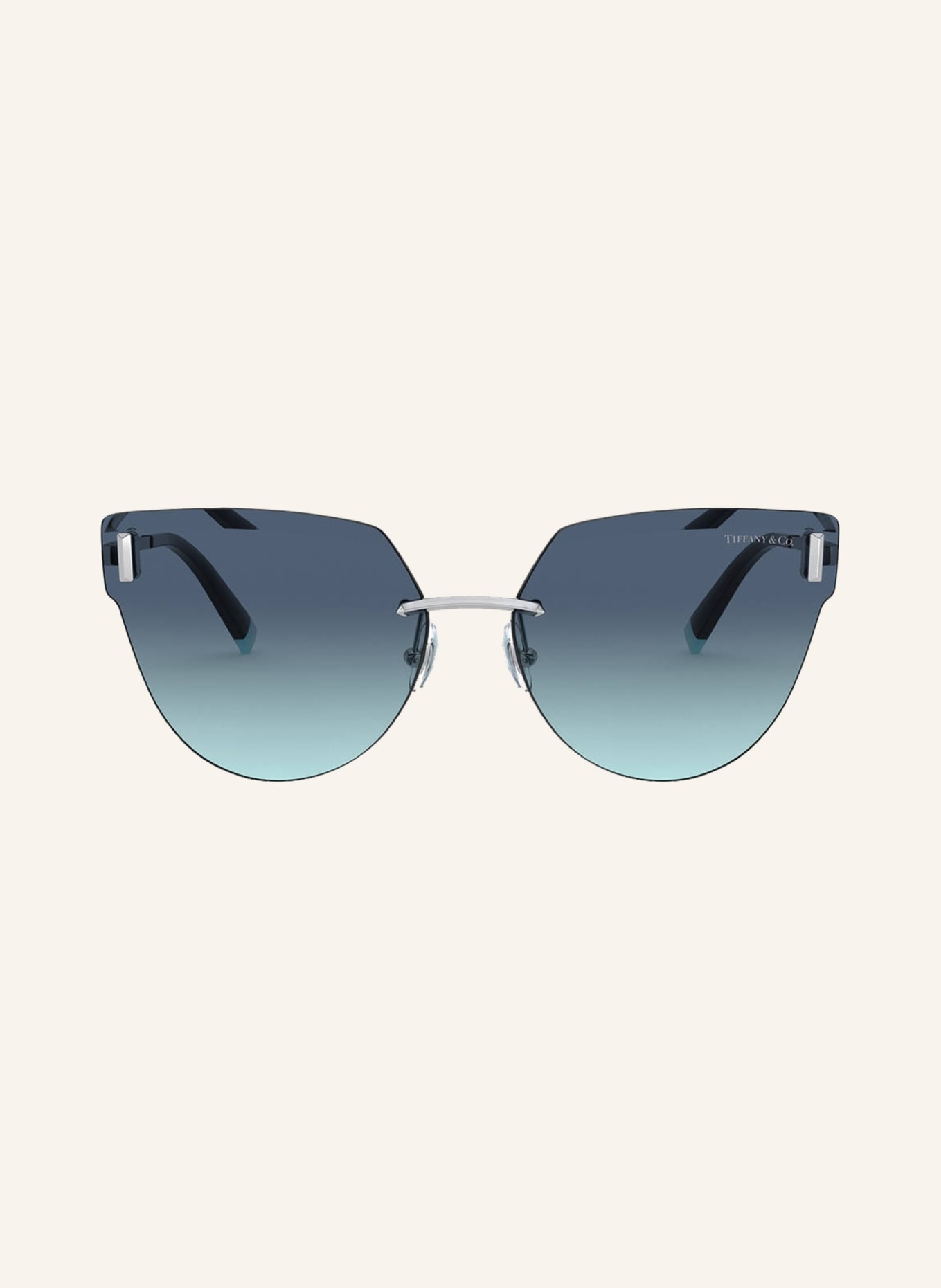 TIFFANY & Co. Sunglasses TF3070, Color: 60019S - SILVER/BLUE GRADIENT (Image 2)