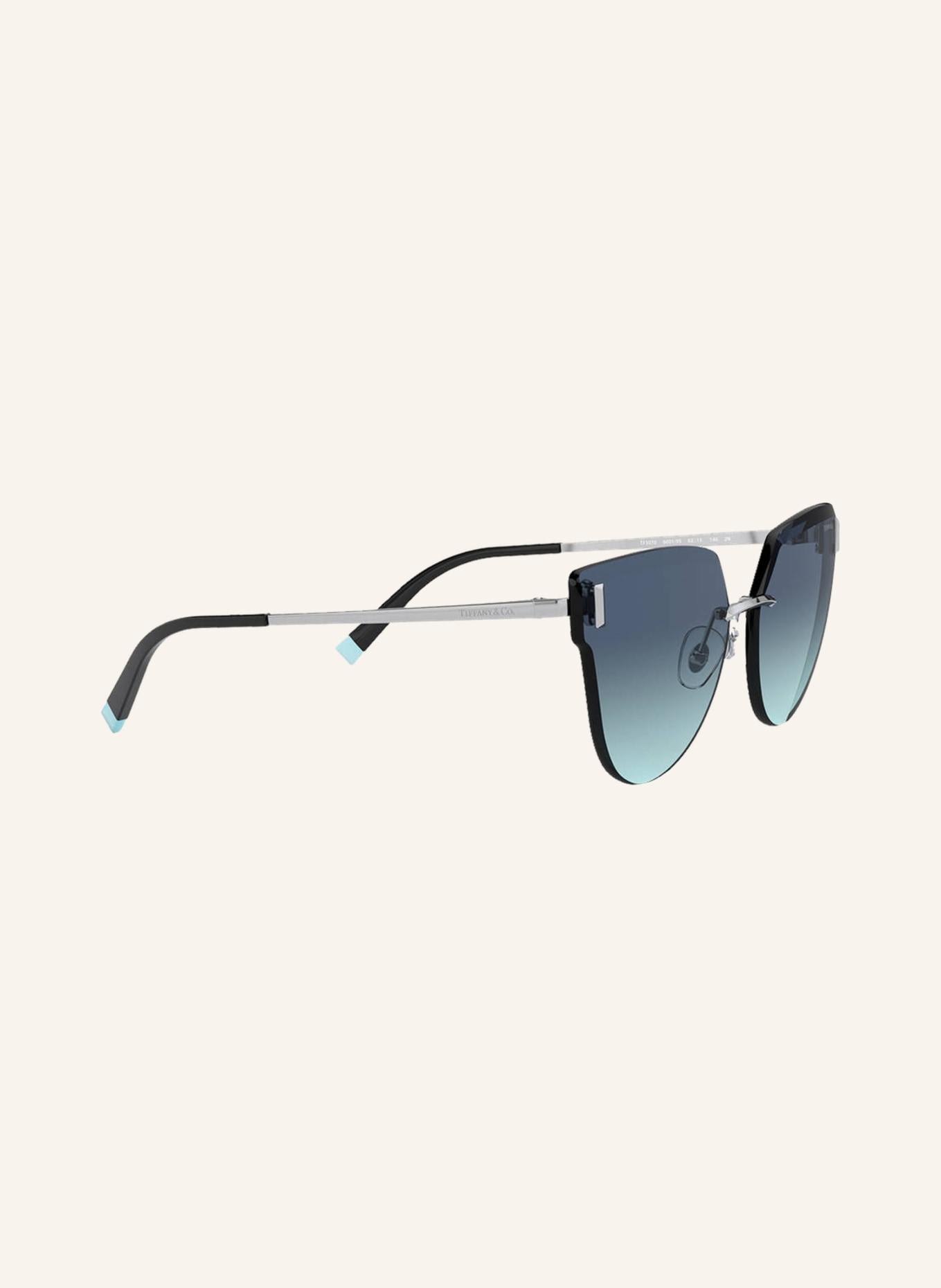 TIFFANY & Co. Sunglasses TF3070, Color: 60019S - SILVER/BLUE GRADIENT (Image 3)