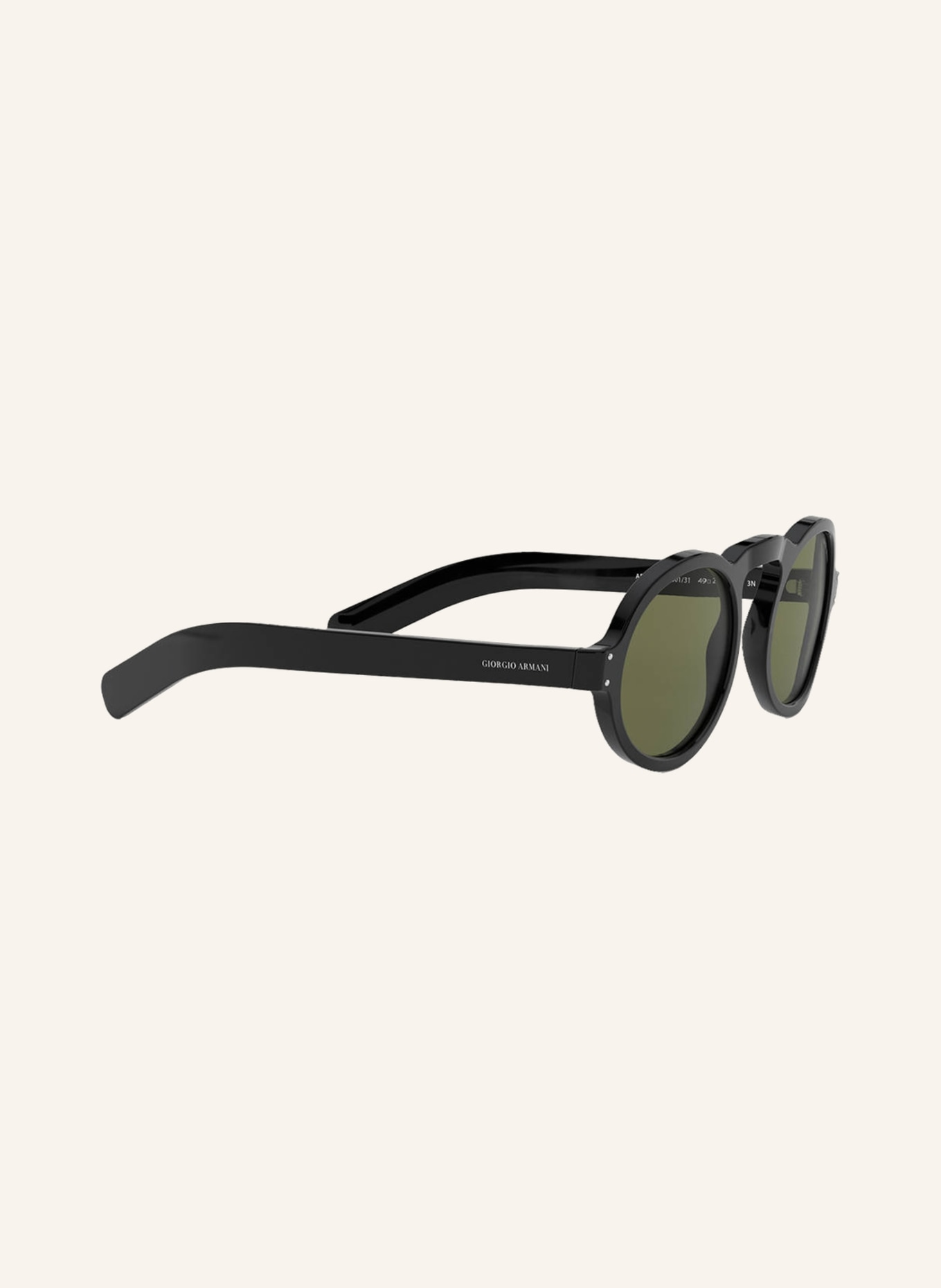 EMPORIO ARMANI Sonnenbrille AR 803: 500131 - SCHWARZ/ DUNKELGRÜN