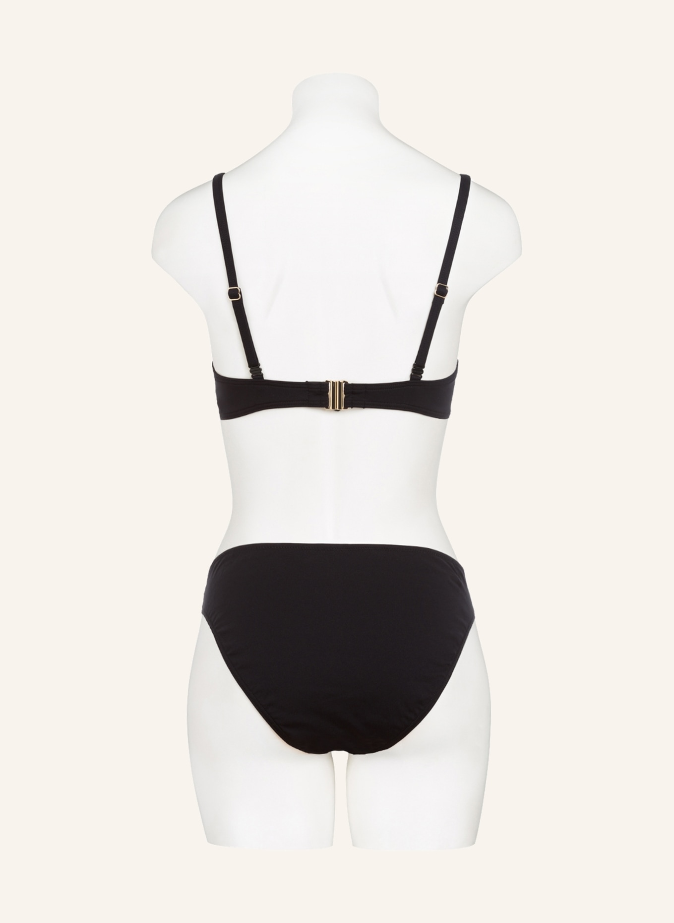 CYELL Bandeau bikini top , Color: BLACK (Image 3)