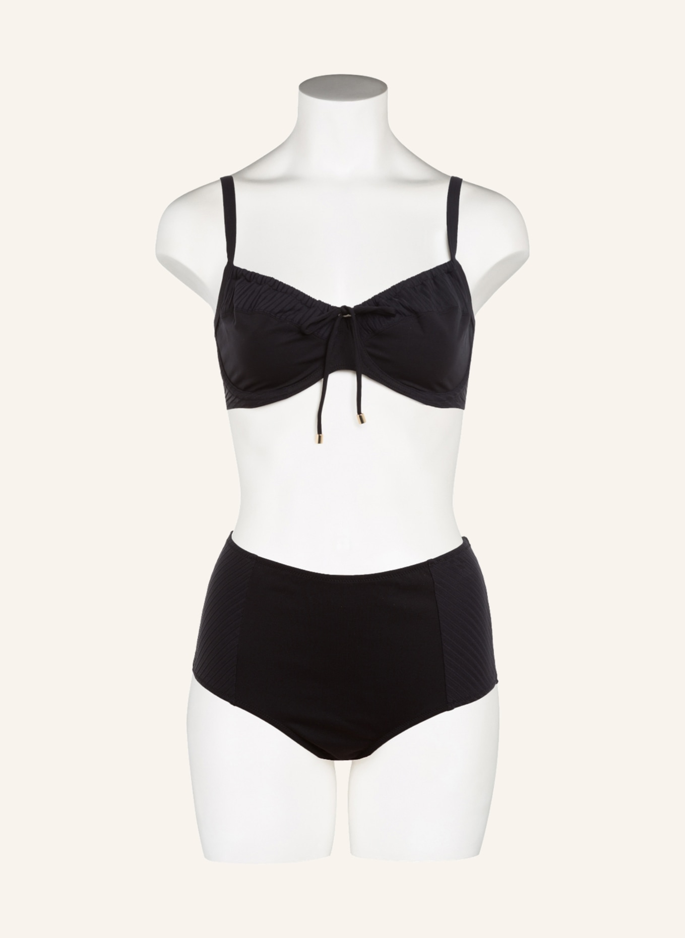 CYELL High waist bikini bottoms , Color: BLACK (Image 2)