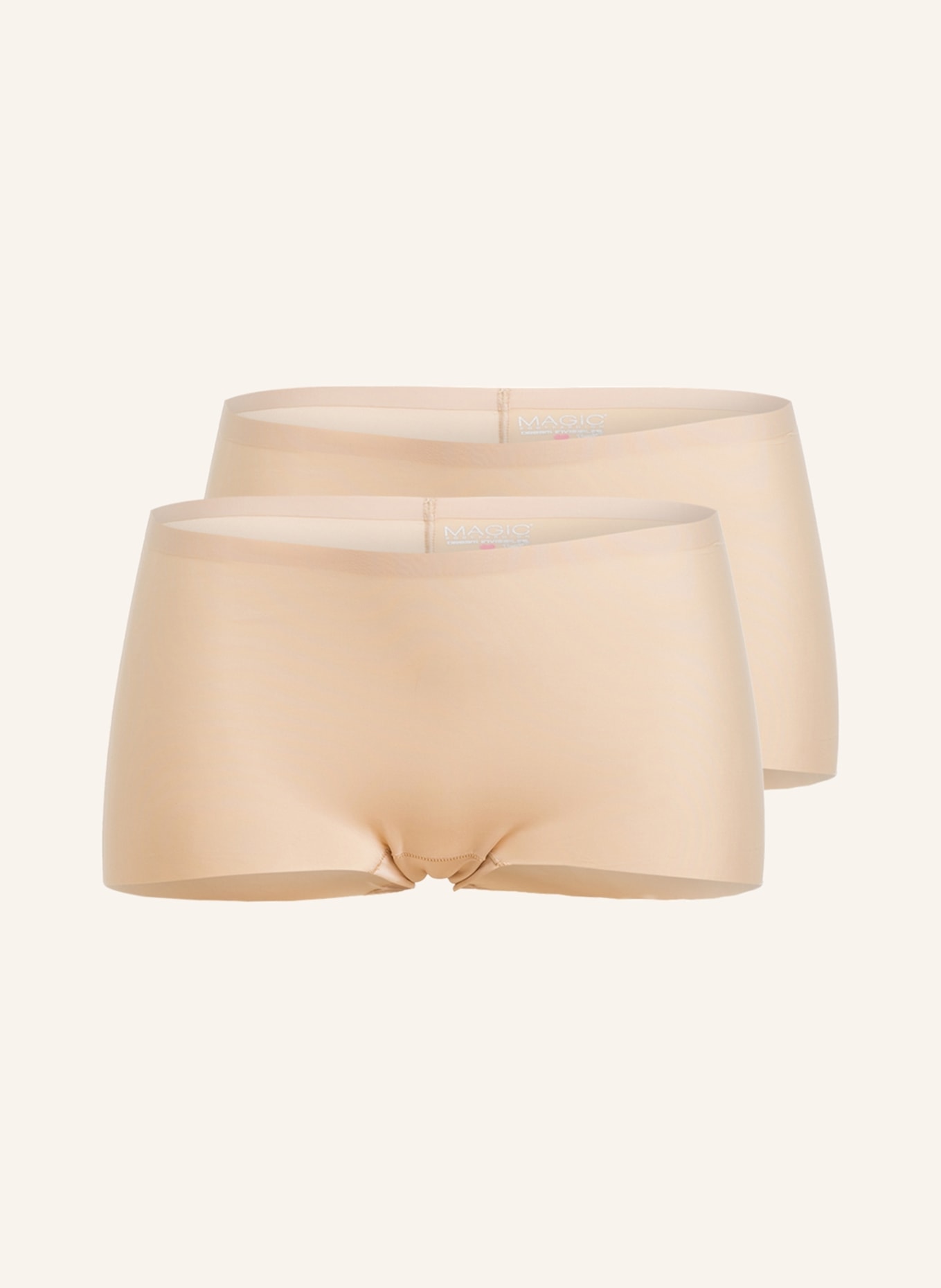 MAGIC Bodyfashion 2er-Pack Panties DREAM INVISIBLES BOYSHORT , Farbe: NUDE (Bild 1)