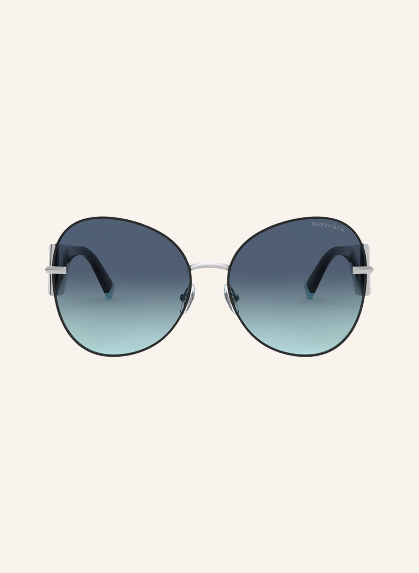 TIFFANY & Co. Sunglasses TF3069, Color: 61459S - BLACK/ BLUE GRADIENT (Image 2)