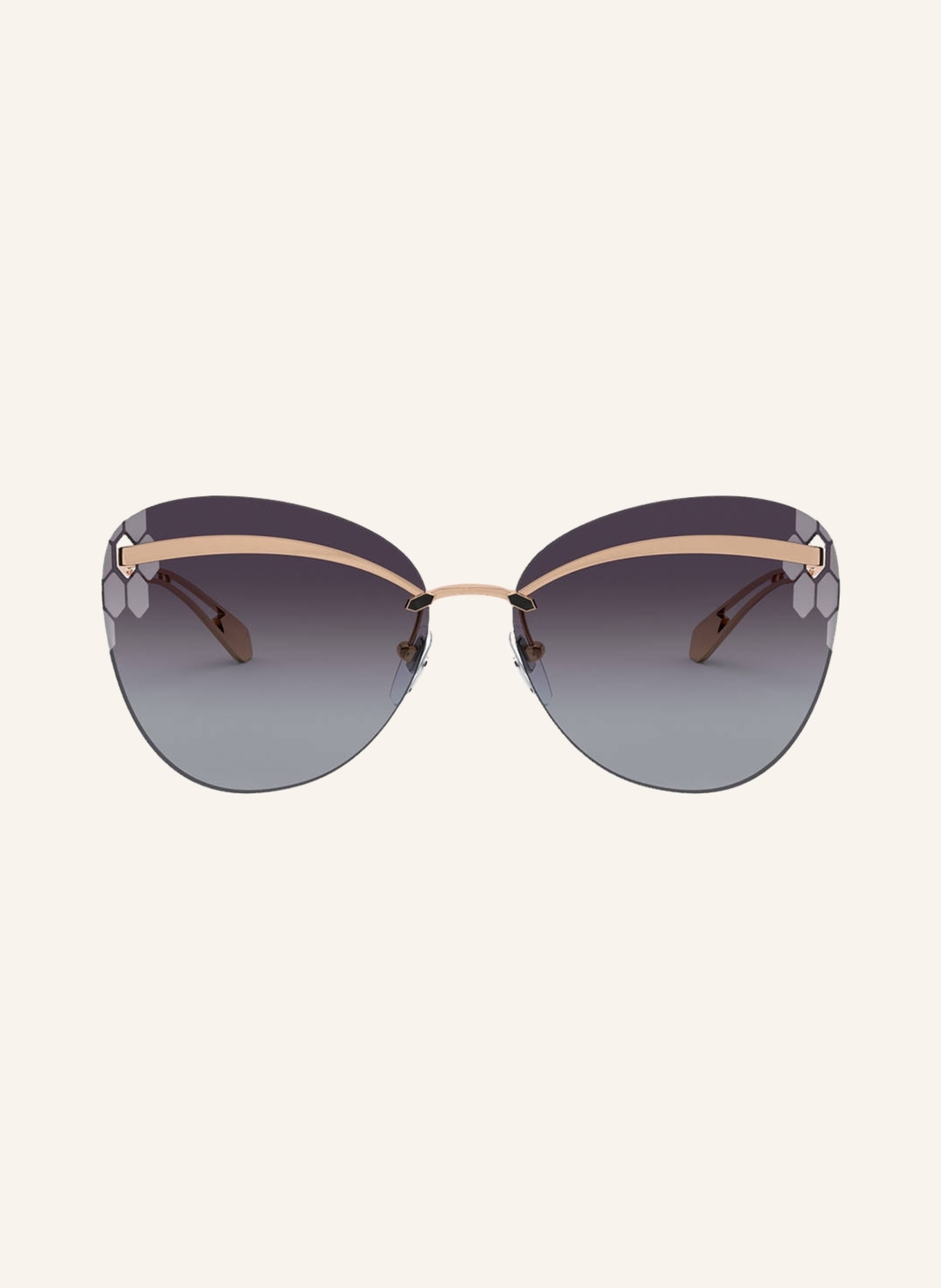BVLGARI Sunglasses BV6130, Color: 20148G - GOLD/PURPLE GRADIENT (Image 2)