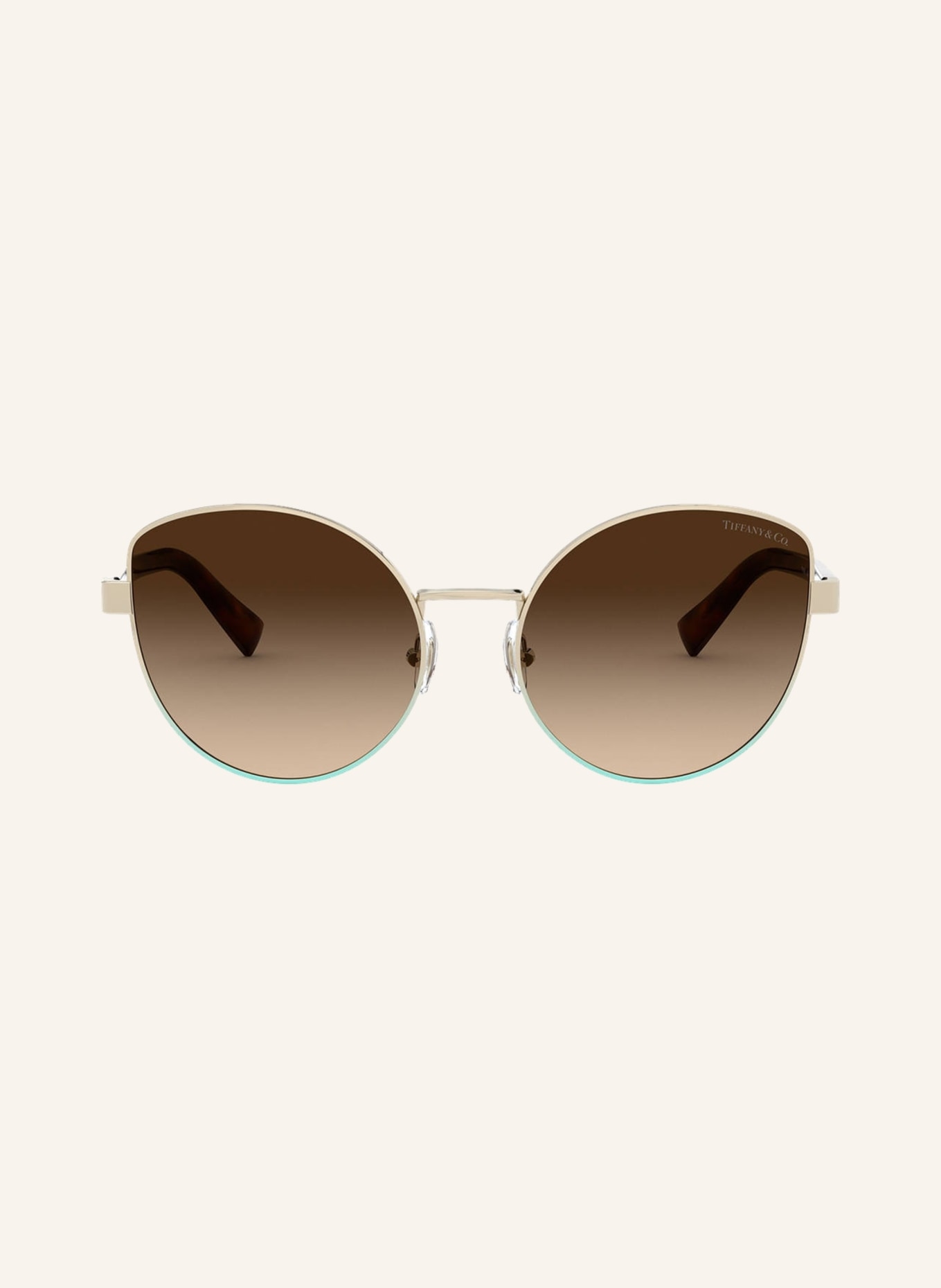 TIFFANY & Co. Sunglasses TF 3068, Color: 61423B - GOLD/BROWN GRADIENT (Image 2)