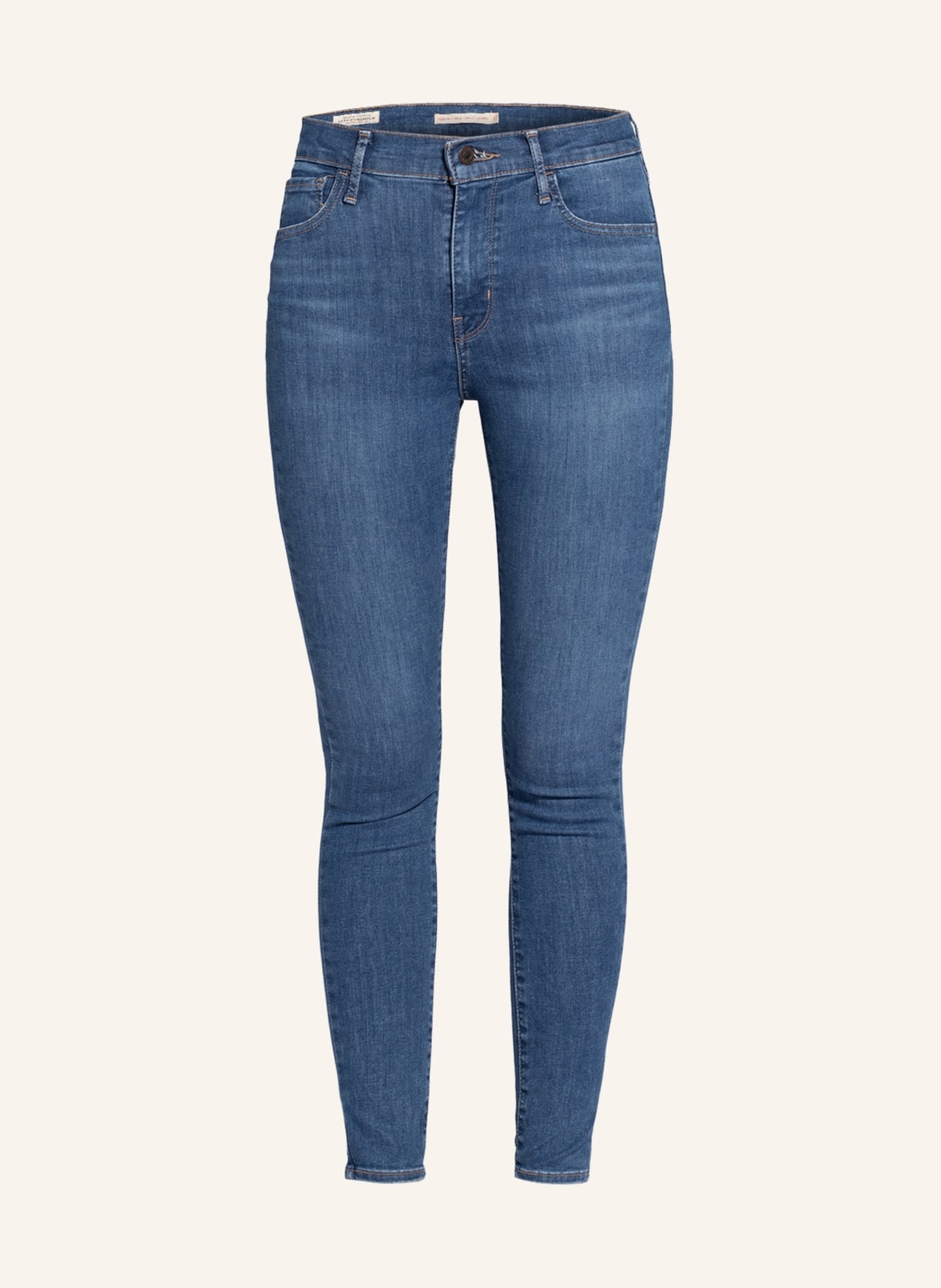 Levi's® Skinny Jeans 720 HIRISE SUPER SKINNY, Farbe: 93 ECLIPSE GRAZE BLUE (Bild 1)