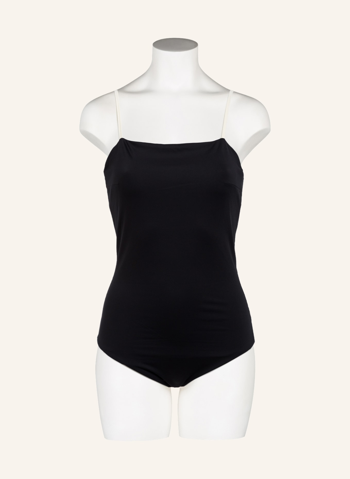 MYMARINI Swimsuit EASYBODY reversible with UV protection 50+, Color: BLACK/ DARK GRAY/ CREAM (Image 3)