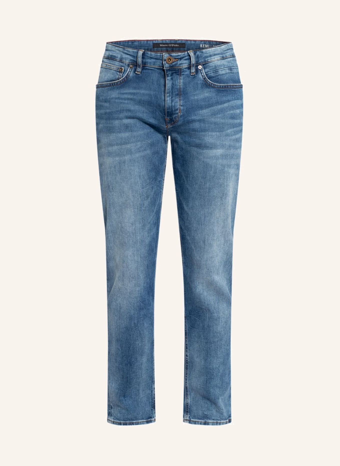 Marc O'Polo Jeans regular fit with cropped leg length, Color: 051 authentic mid (Image 1)