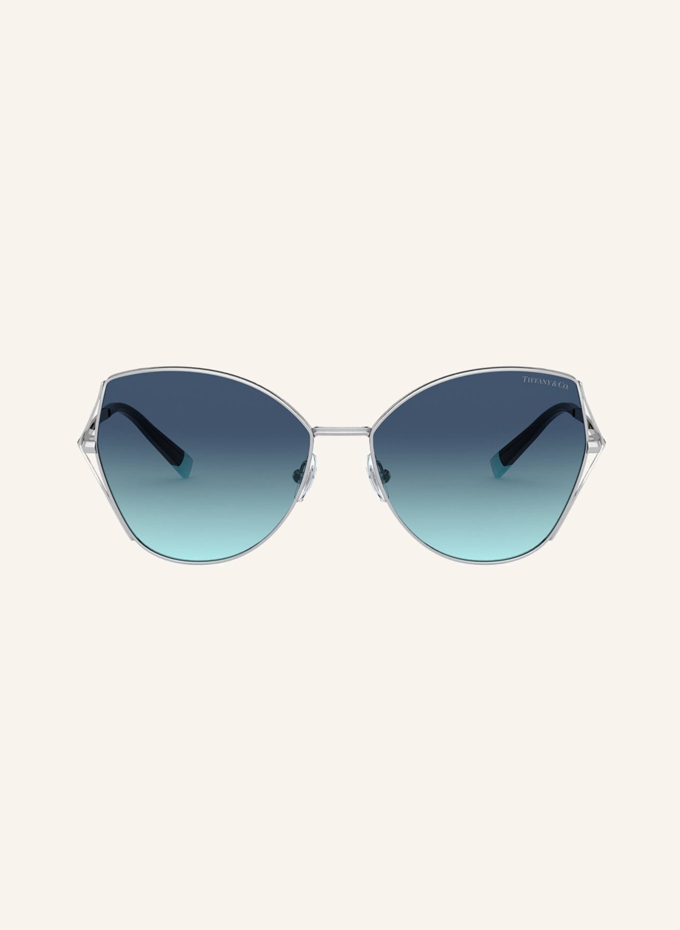 TIFFANY & Co. Sunglasses TF3072, Color: 60019S - SILVER/ BLUE GRADIENT (Image 2)