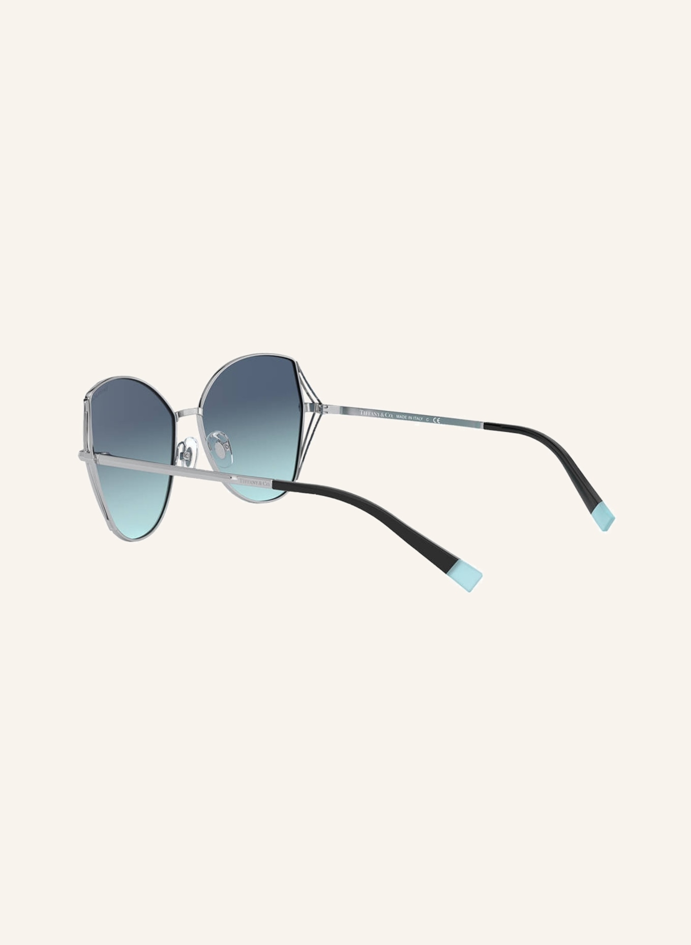 TIFFANY & Co. Sunglasses TF3072, Color: 60019S - SILVER/ BLUE GRADIENT (Image 4)
