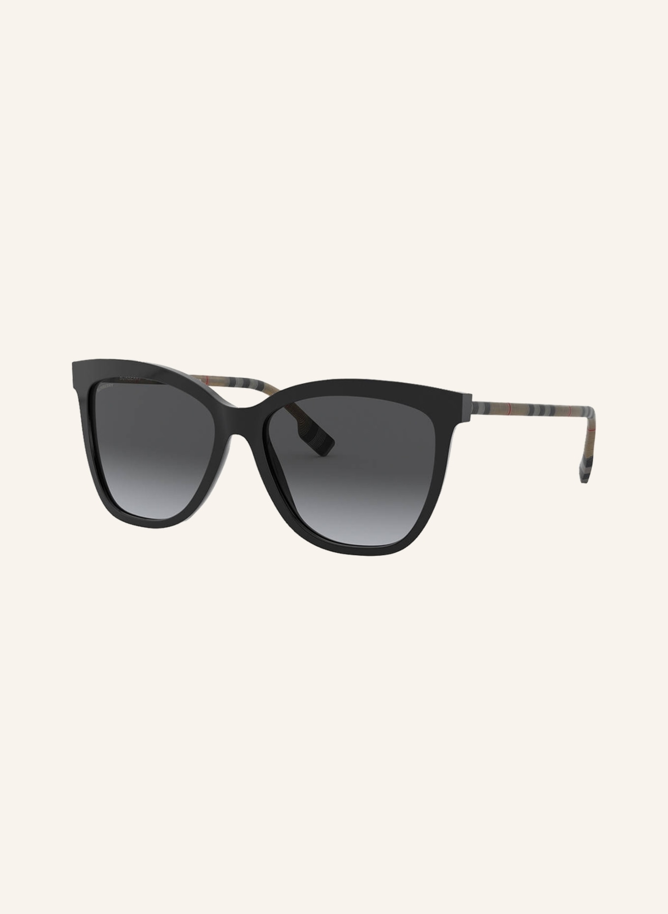 BURBERRY Sunglasses BE4308, Color: 3853T3 - BLACK/ GRAY GRADIENT (Image 1)