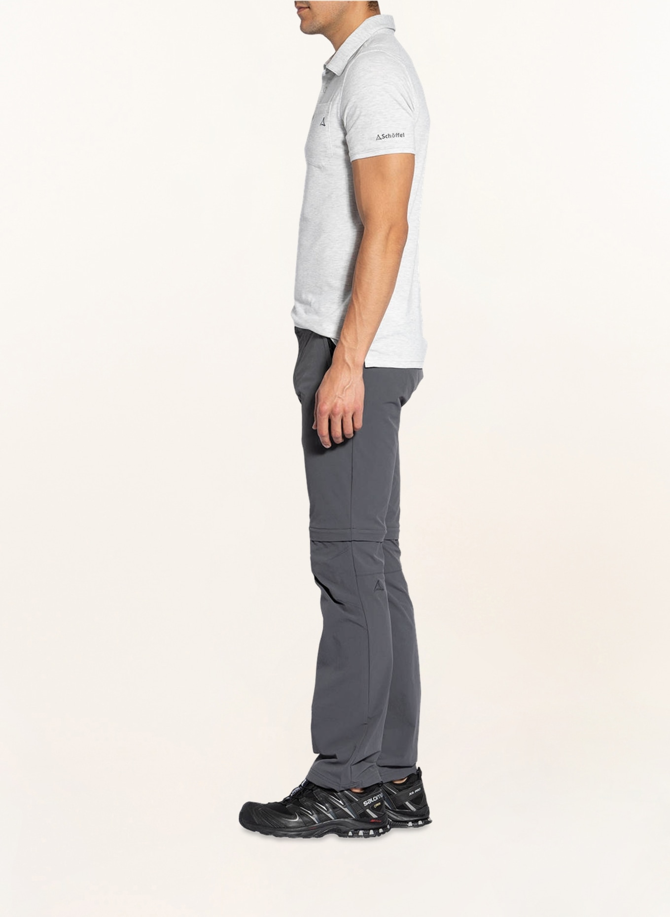 Schöffel Spodnie z odpinanymi nogawkami KOPER1, Kolor: CZIEMNOSZARY (Obrazek 4)