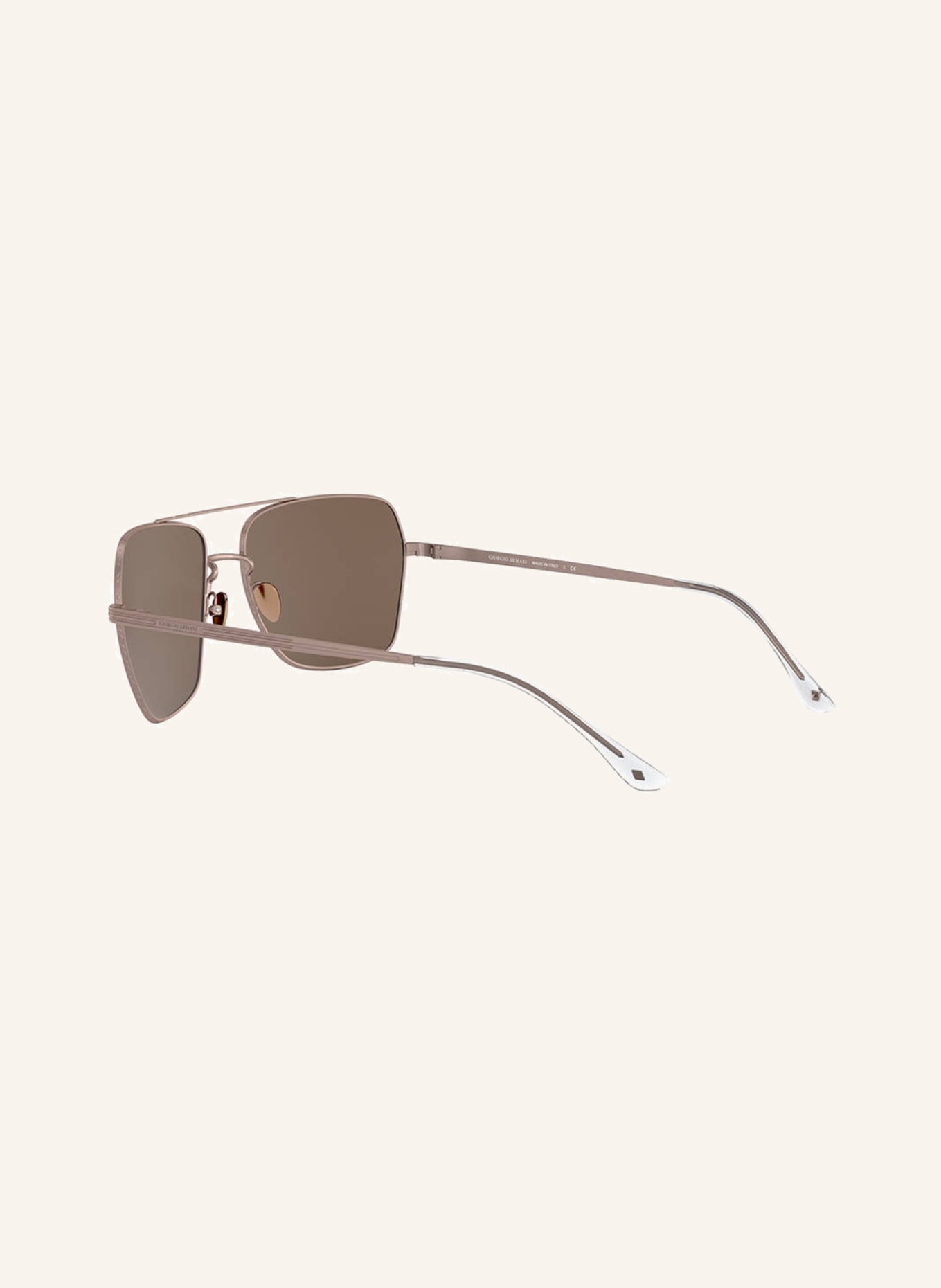 EMPORIO ARMANI Sunglasses AR6105    , Color: 300673 - MATTE SILVER/BROWN (Image 4)