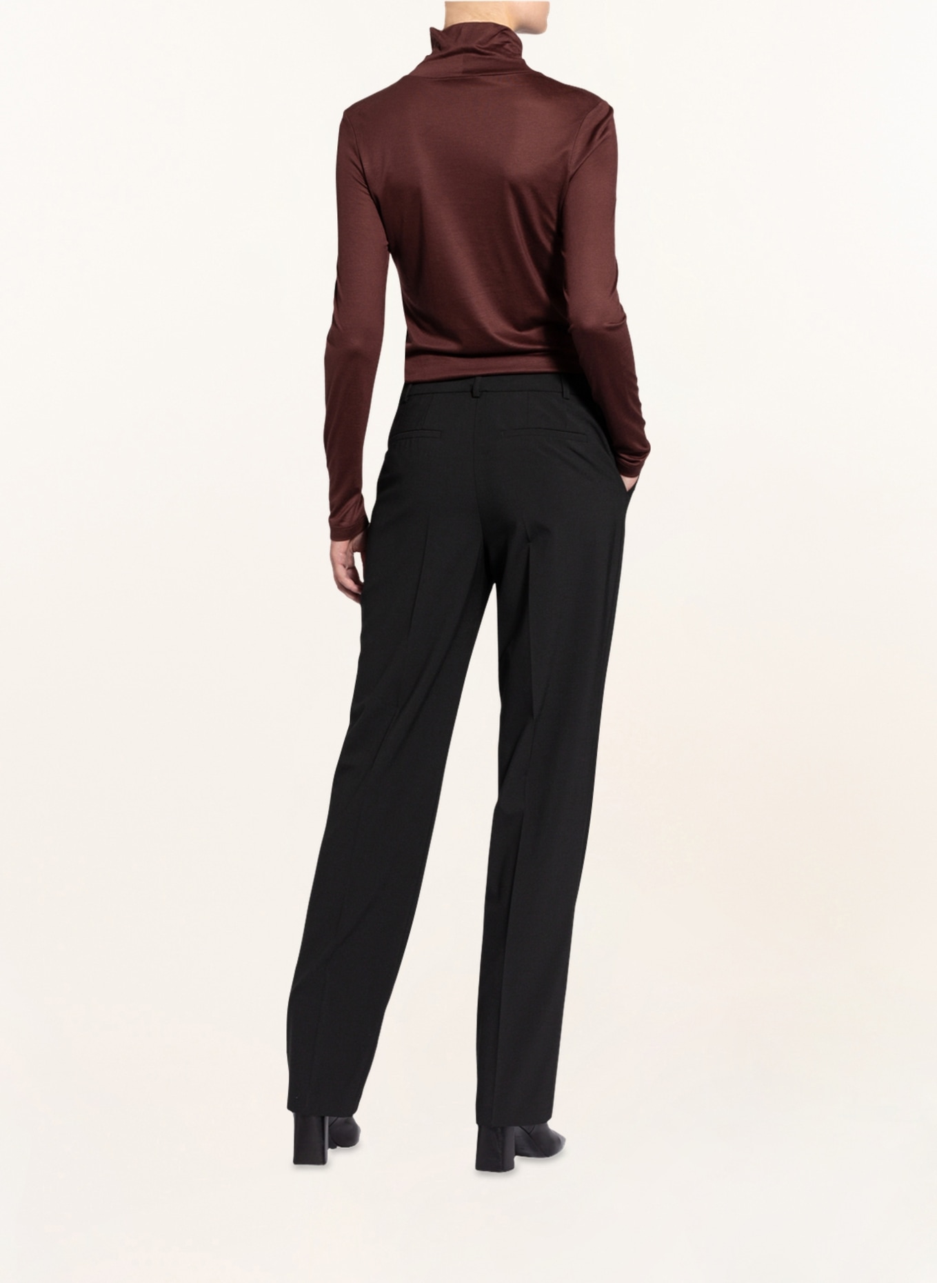 MARC AUREL Trousers, Color: BLACK (Image 3)