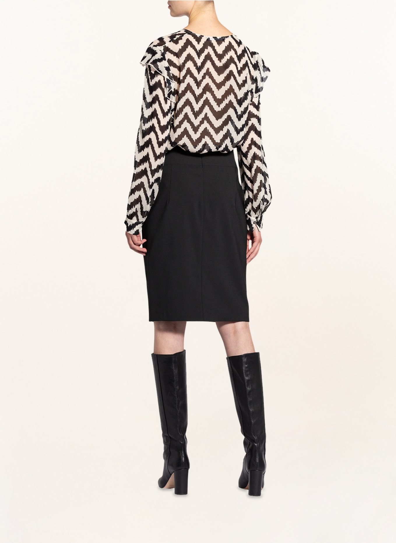 MARC AUREL Skirt, Color: BLACK (Image 3)