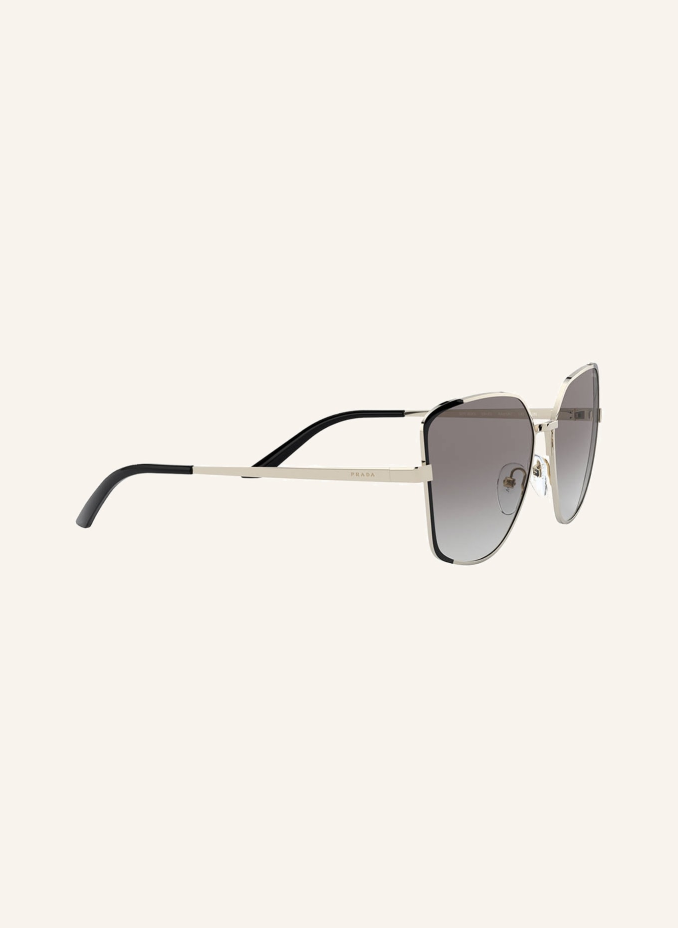 PRADA Sunglasses PR 60XS, Color: AAV0A7 - GOLD/BLACK/BROWN GRADIENT (Image 3)