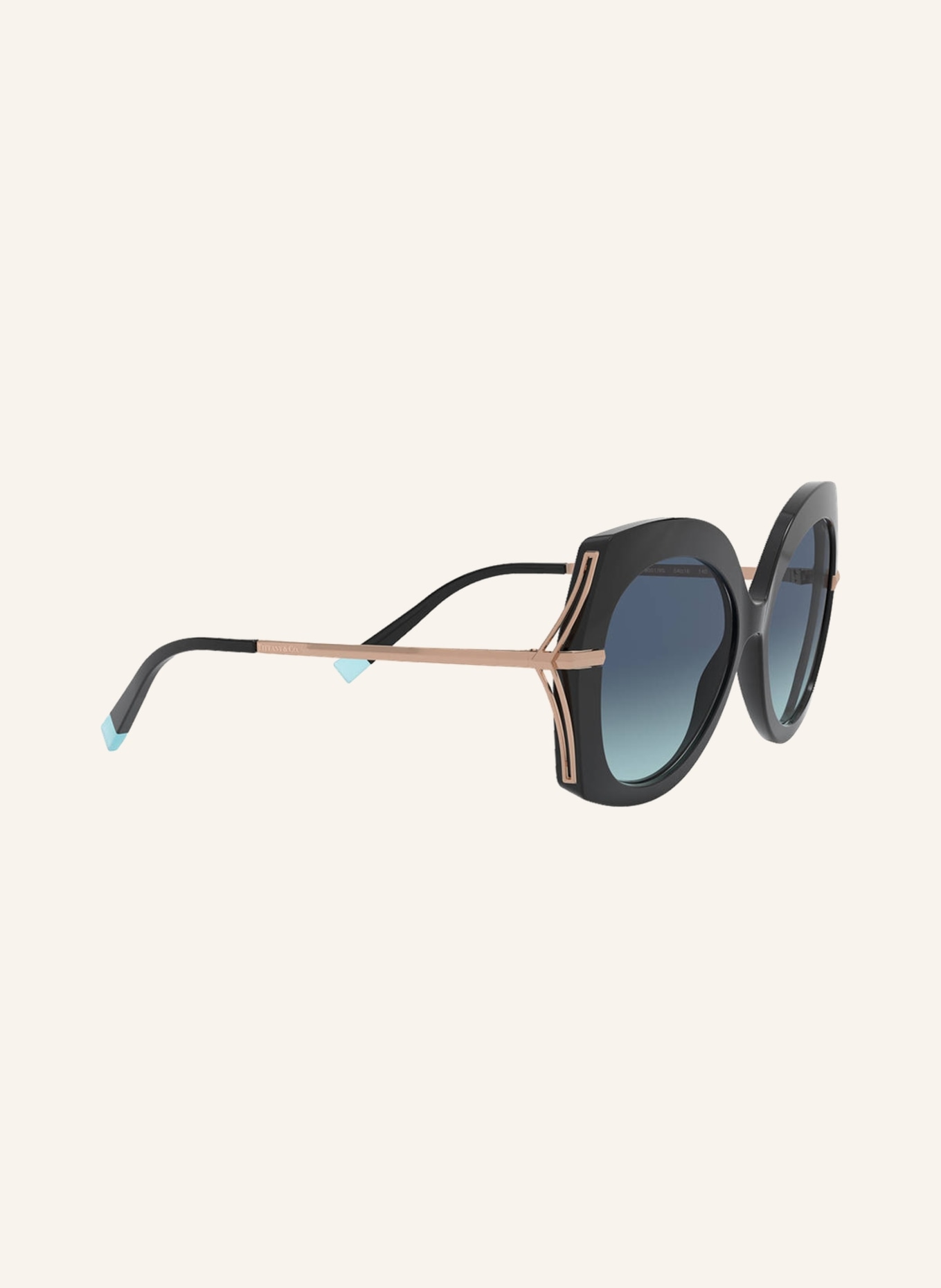 TIFFANY & Co. Sunglasses TF4169, Color: 80019S - BLACK/ BLUE GRADIENT (Image 3)