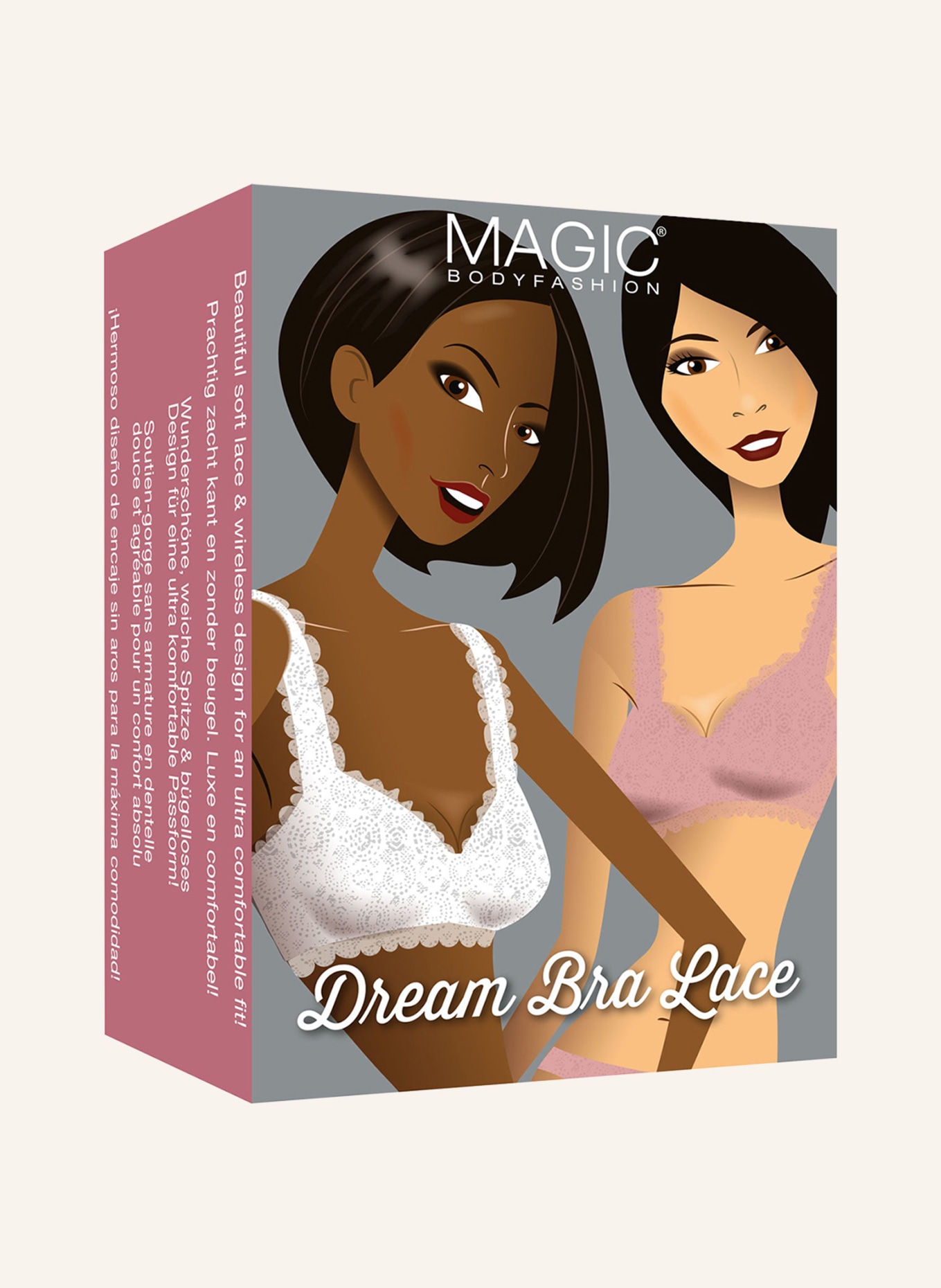 MAGIC Bodyfashion Bustier DREAM BRA LACE, Farbe: WEISS (Bild 4)