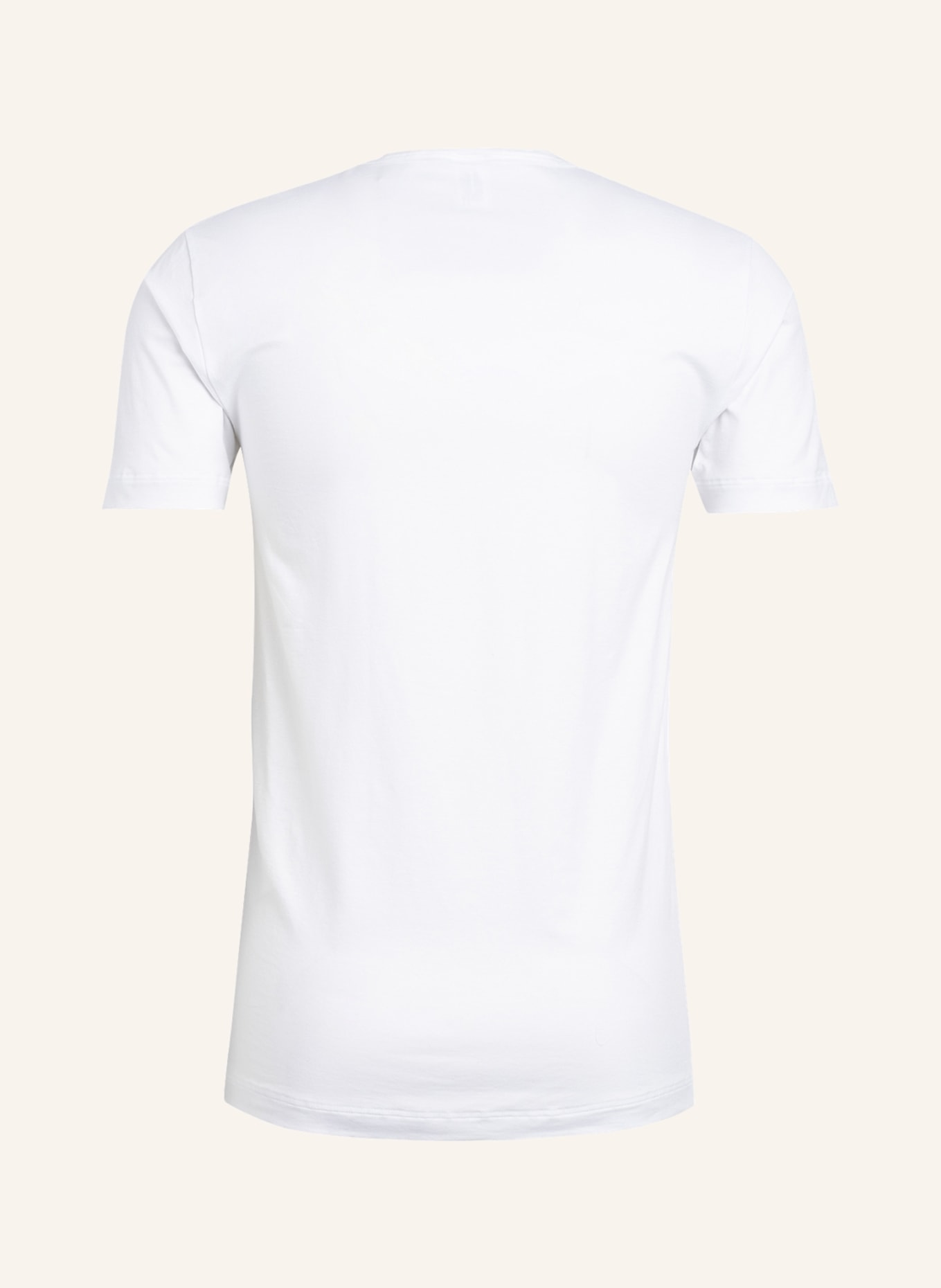 CALIDA V-neck shirt FOCUS, Color: WHITE (Image 2)