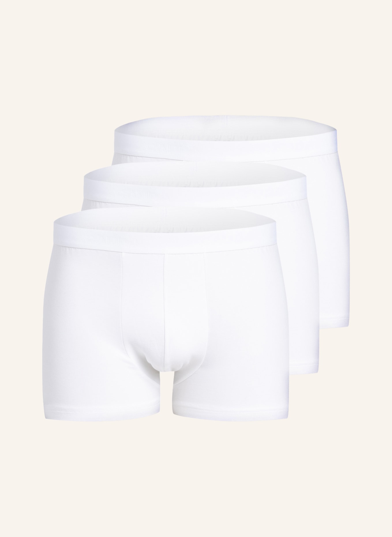 CALIDA 3-pack boxer shorts NATURAL BENEFIT , Color: WHITE (Image 1)