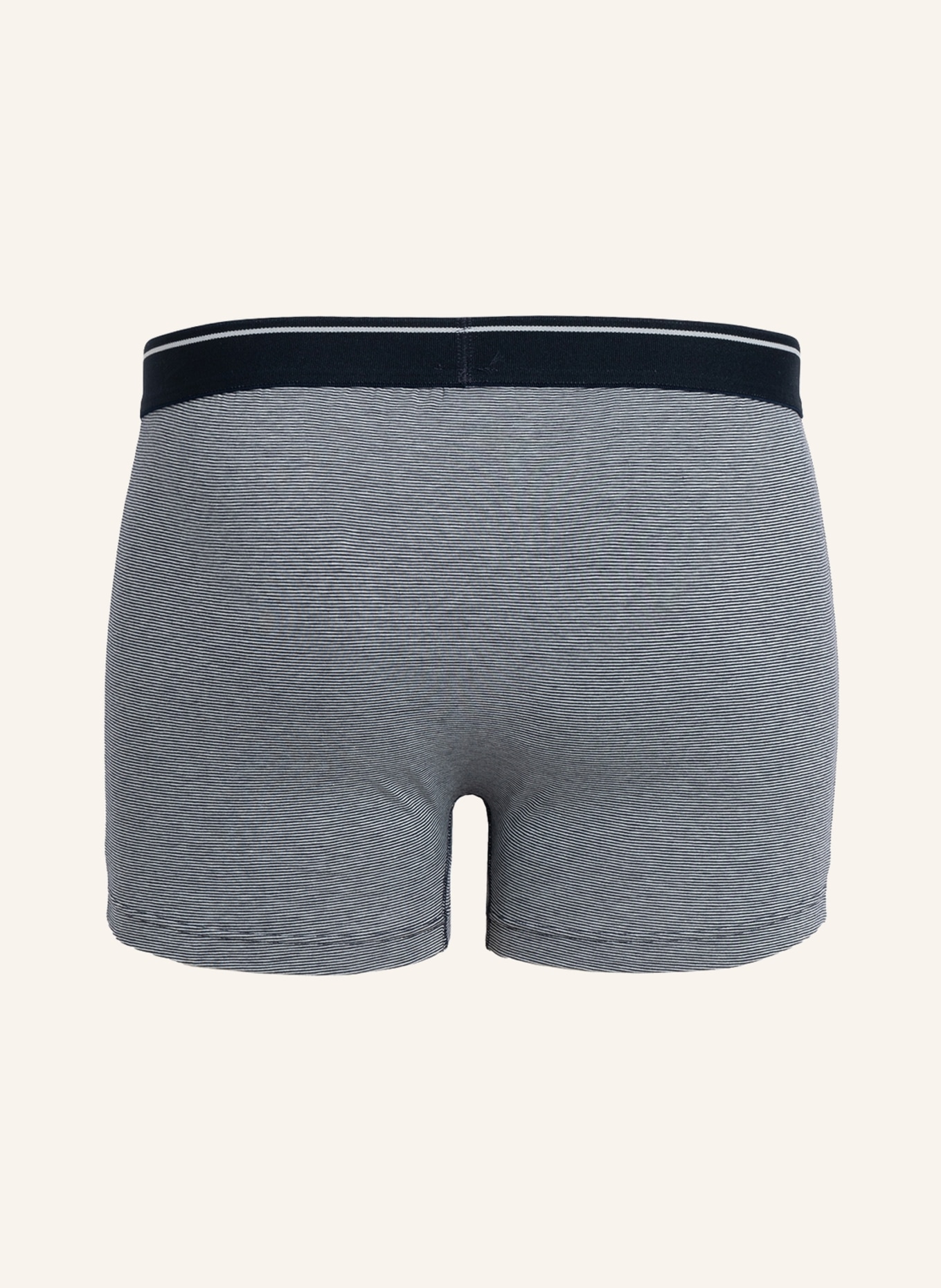 CALIDA Boxer shorts COTTON STRETCH , Color: GRAY/DARK BLUE STRIPED (Image 2)