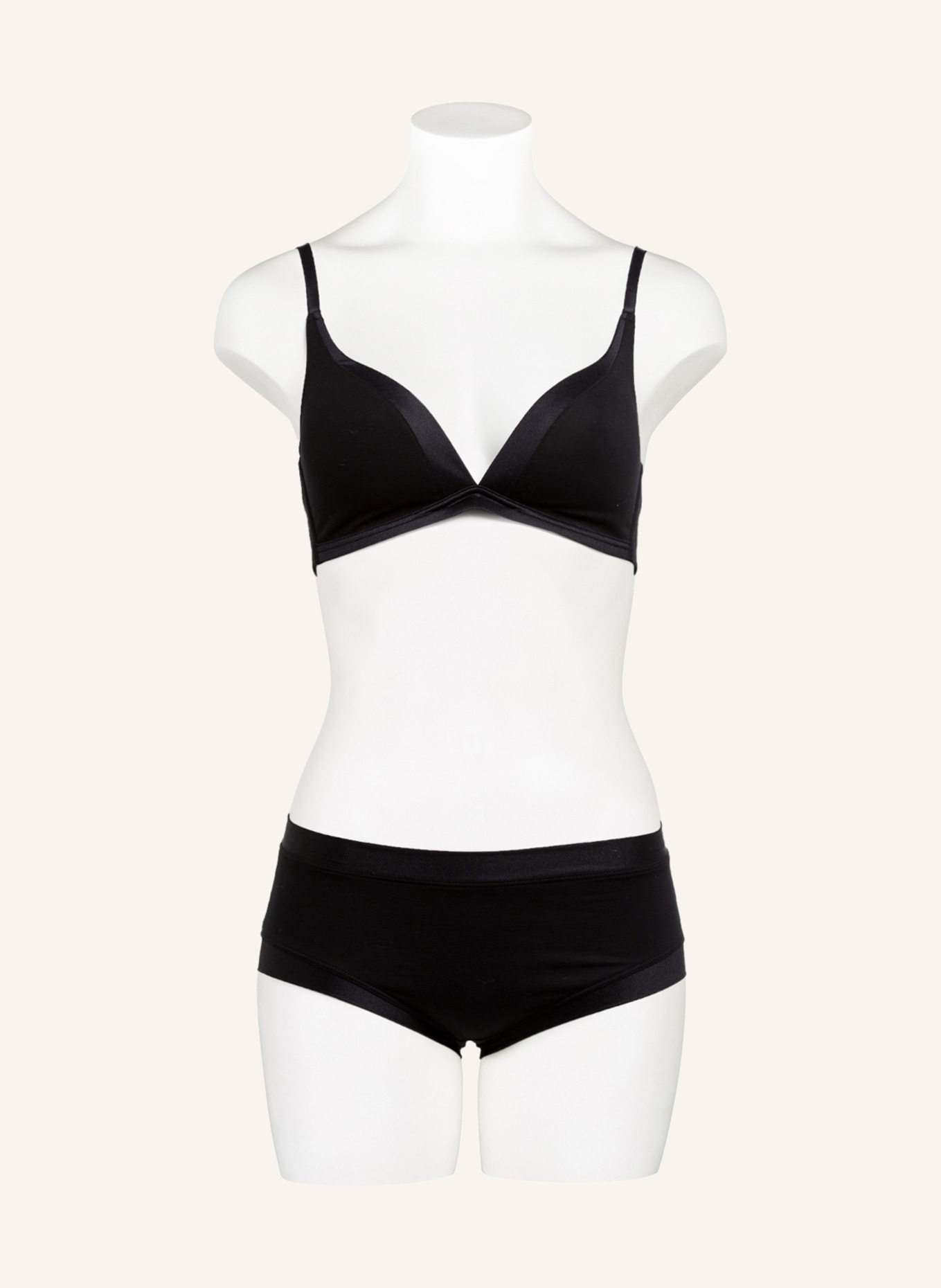 CALIDA Triangle bra CATE , Color: BLACK (Image 2)