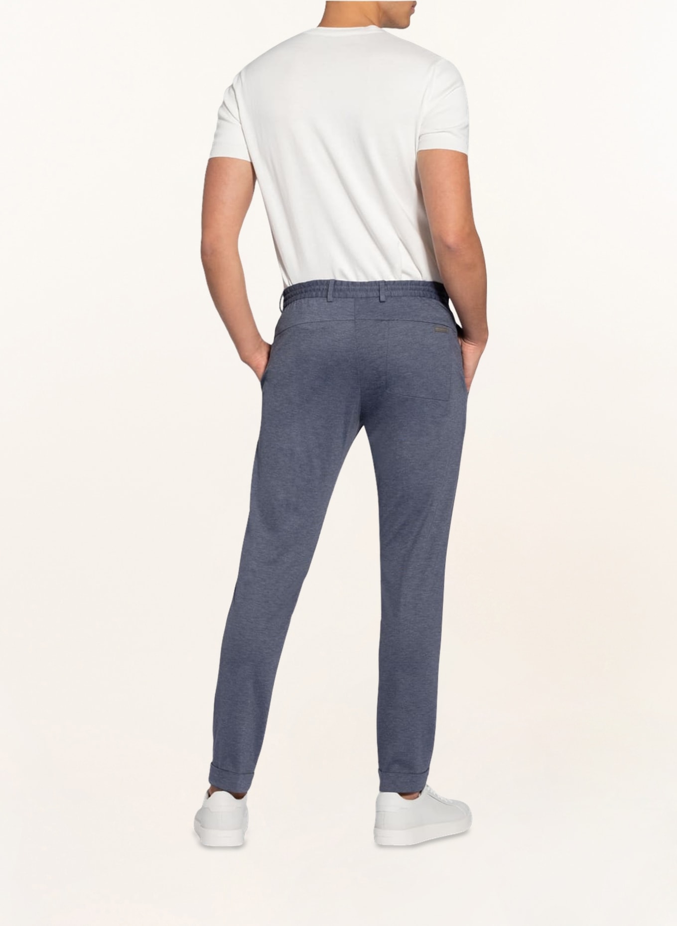 BALDESSARINI Spodnie garniturowe CROSS slim fit, Kolor: 6214 Dark Denim (Obrazek 4)