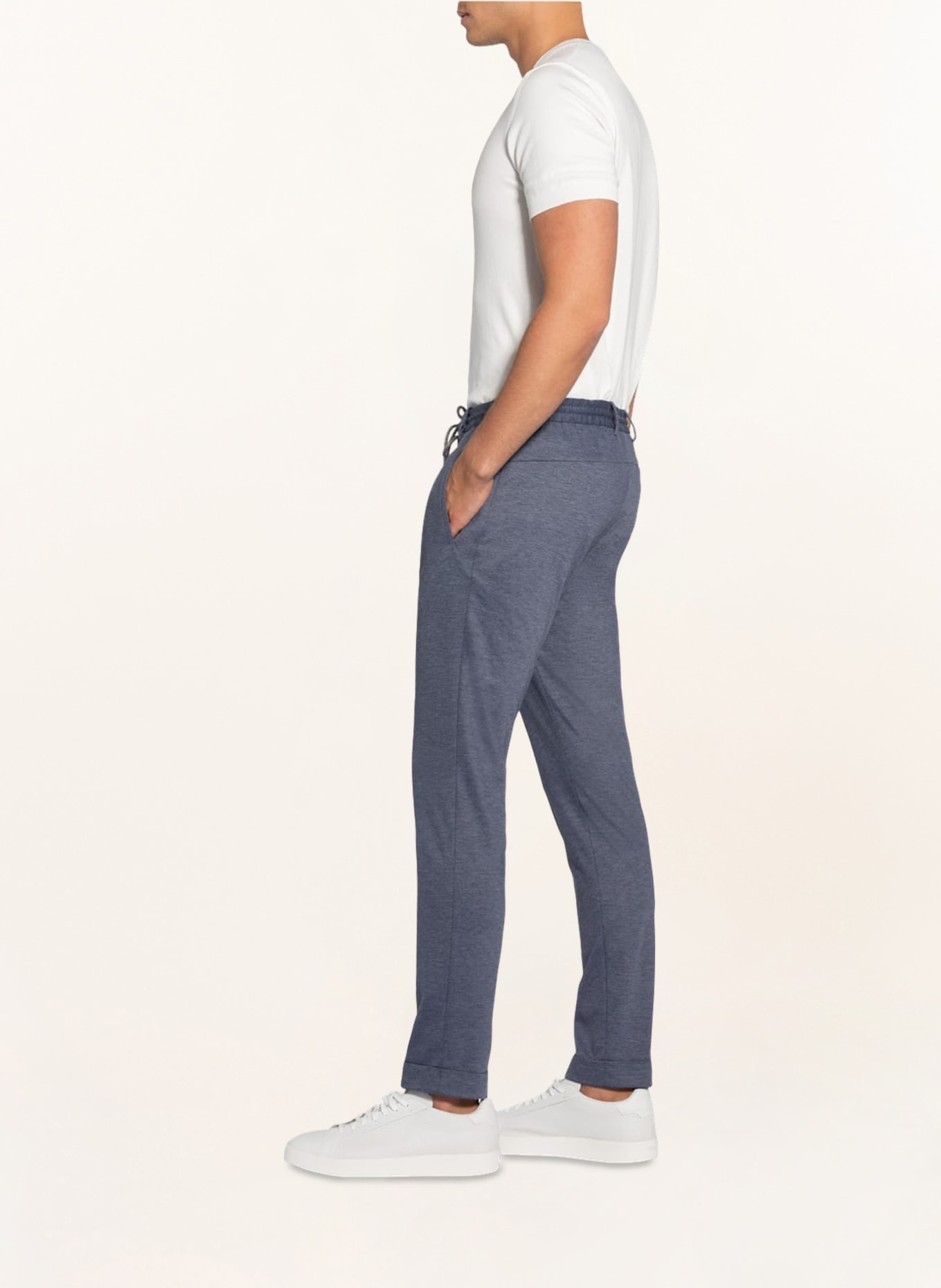 BALDESSARINI Spodnie garniturowe CROSS slim fit, Kolor: 6214 Dark Denim (Obrazek 5)