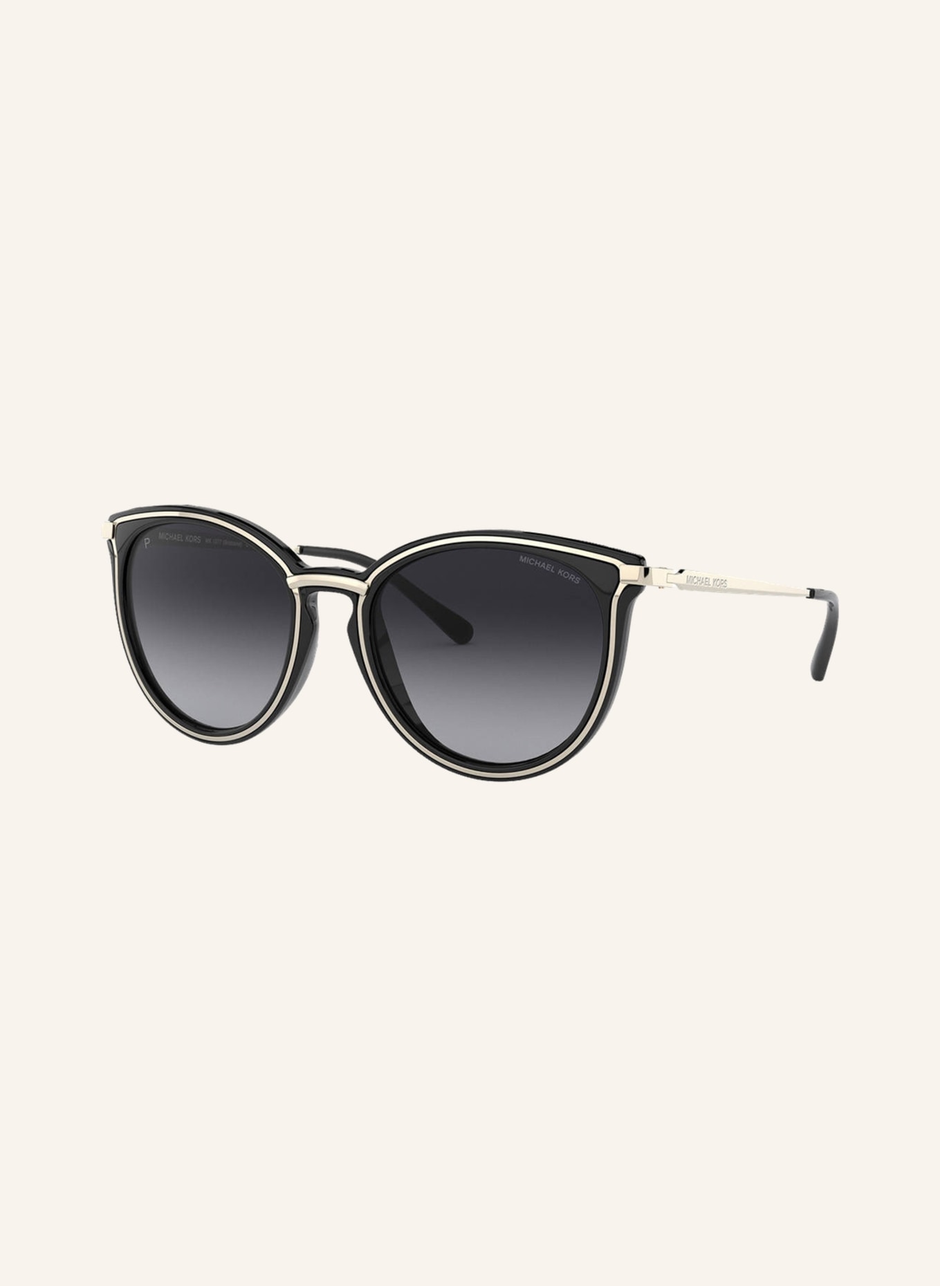 MICHAEL KORS Sunglasses MK1077, Color: 1014T3 - GOLD/ BLACK GRADIENT (Image 1)