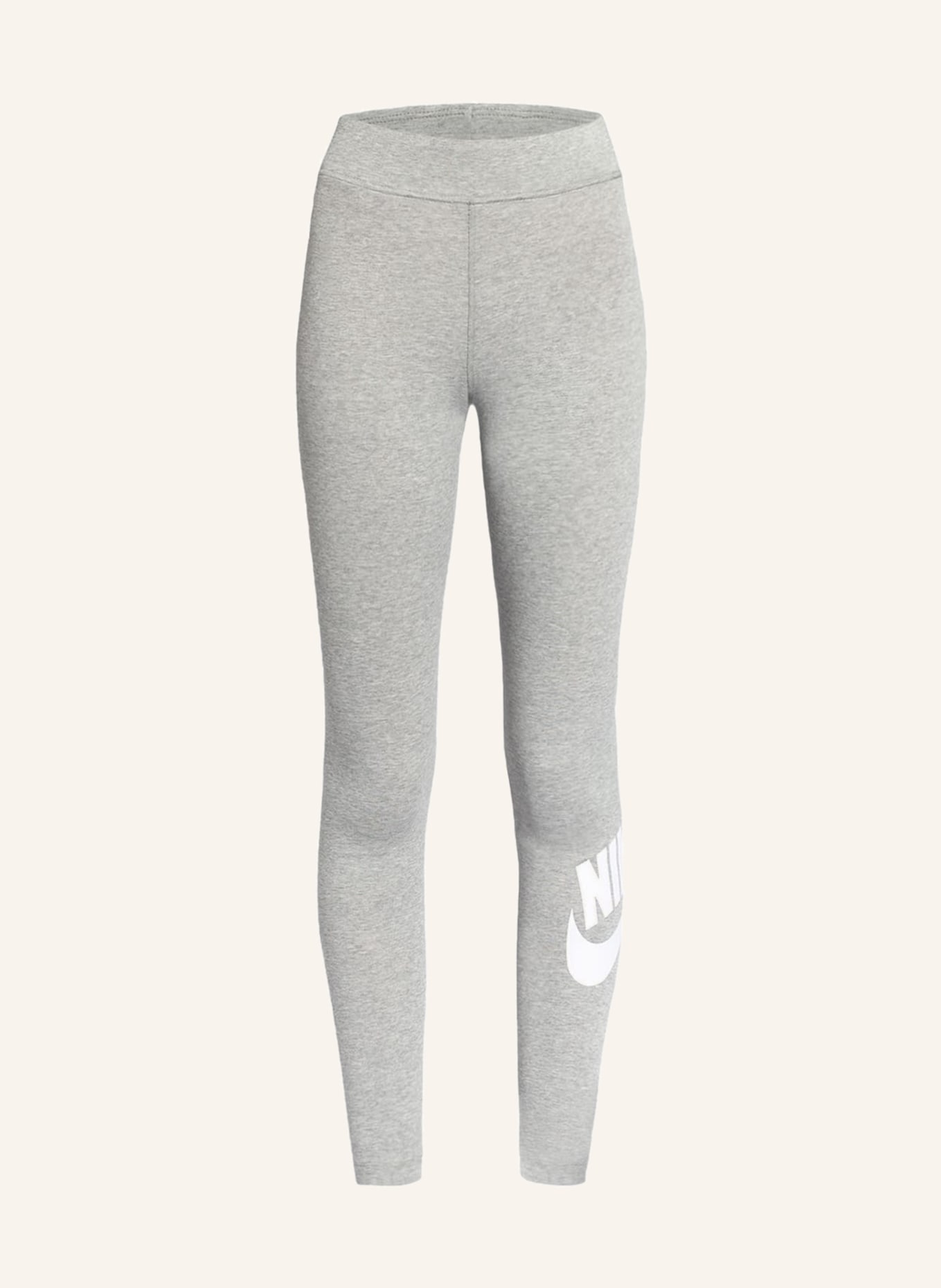 Nike Tights SPORTSWEAR ESSENTIAL, Color: LIGHT GRAY/ WHITE (Image 1)
