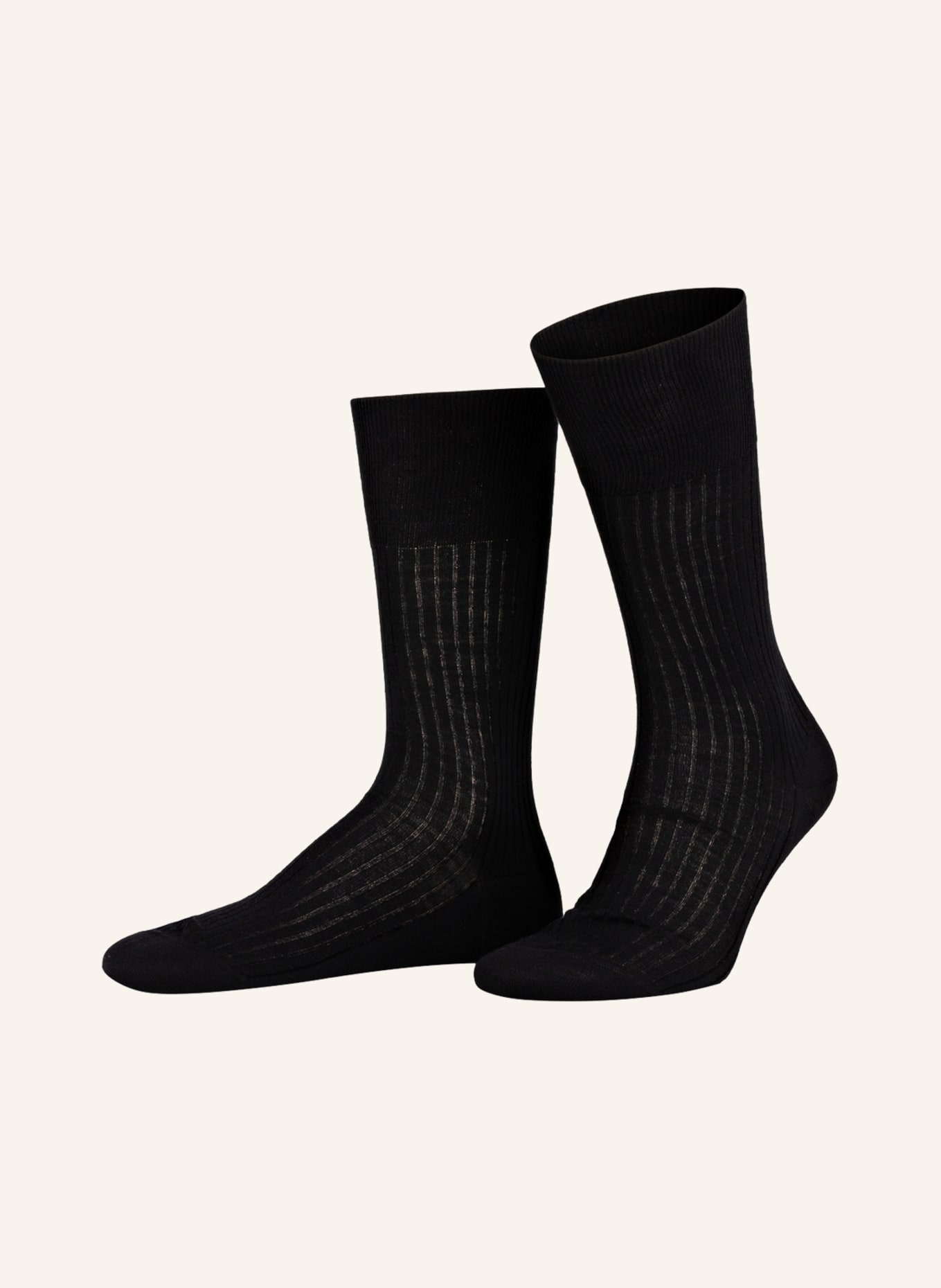 FALKE Ponožky LUXURY NO. 7, Barva: 3000 BLACK (Obrázek 1)