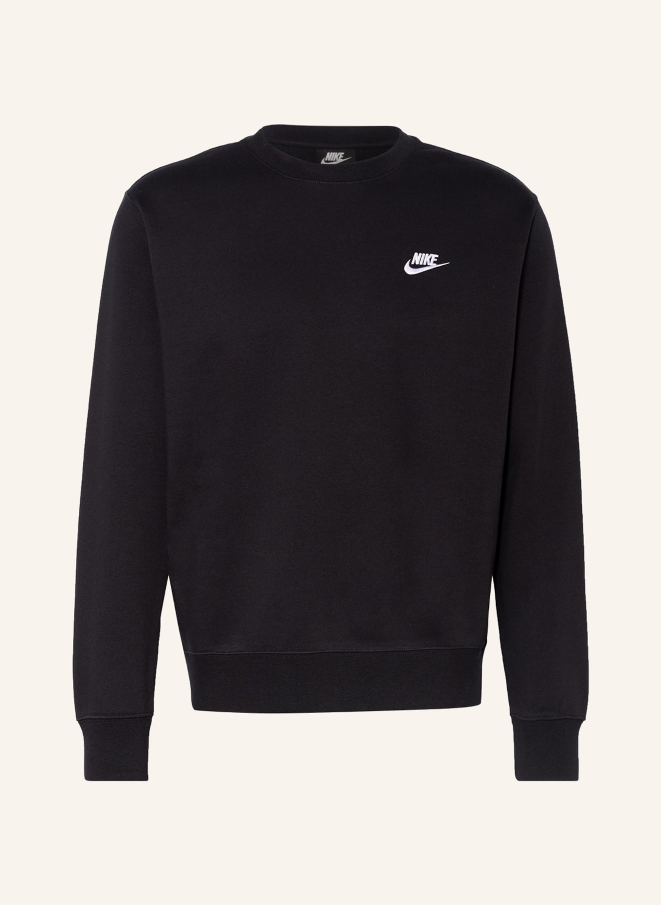Nike Sweatshirt SPORTSWEAR CLUB, Color: BLACK (Image 1)