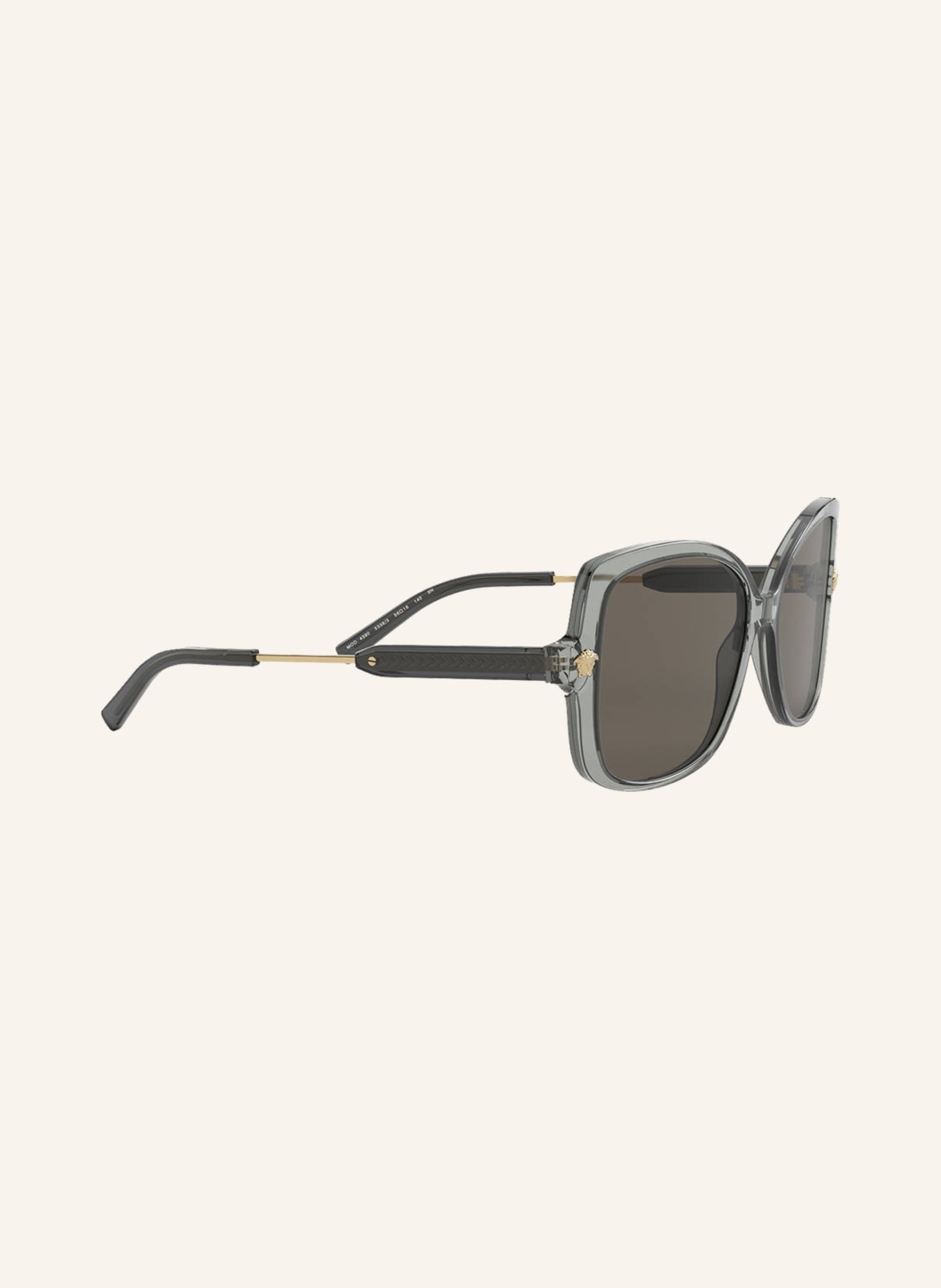 VERSACE Sunglasses VE4390, Color: 5338/3 - GRAY/ BLACK (Image 3)