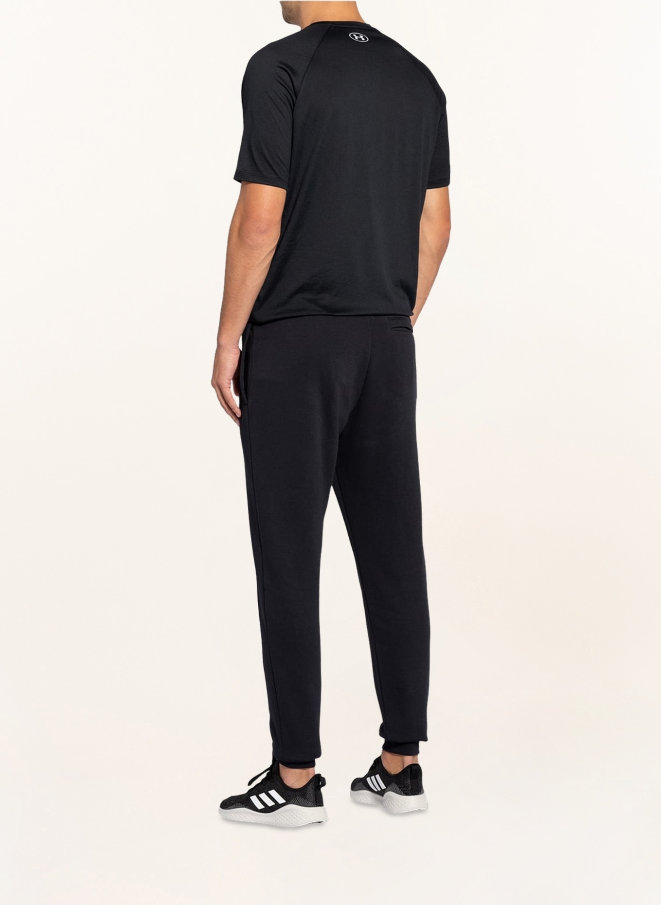 UNDER ARMOUR Sweatpants RIVAL, Color: BLACK (Image 3)