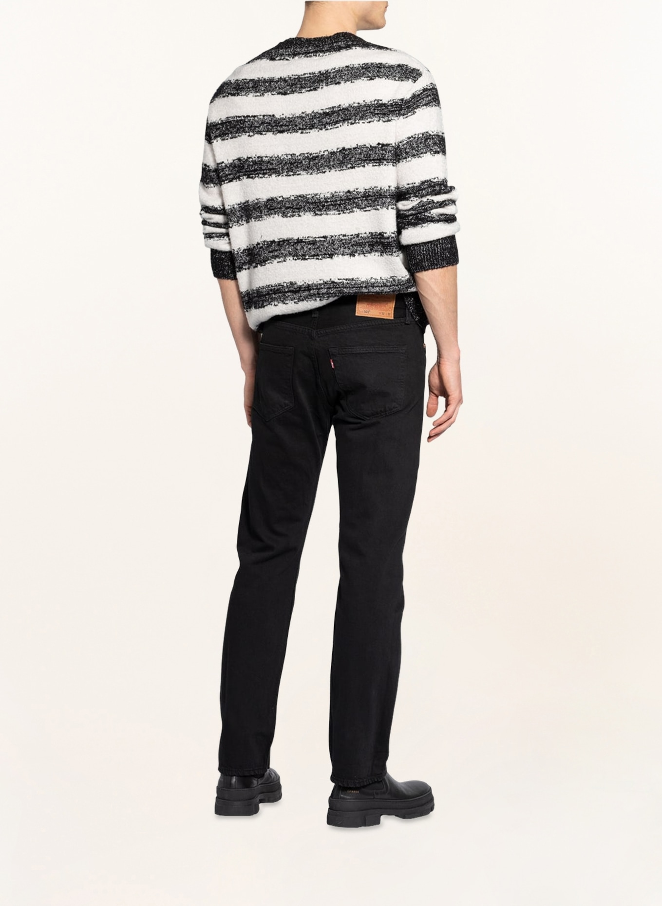 Levi's® Jeans 501 Straight Fit, Farbe: 65 Blacks (Bild 3)