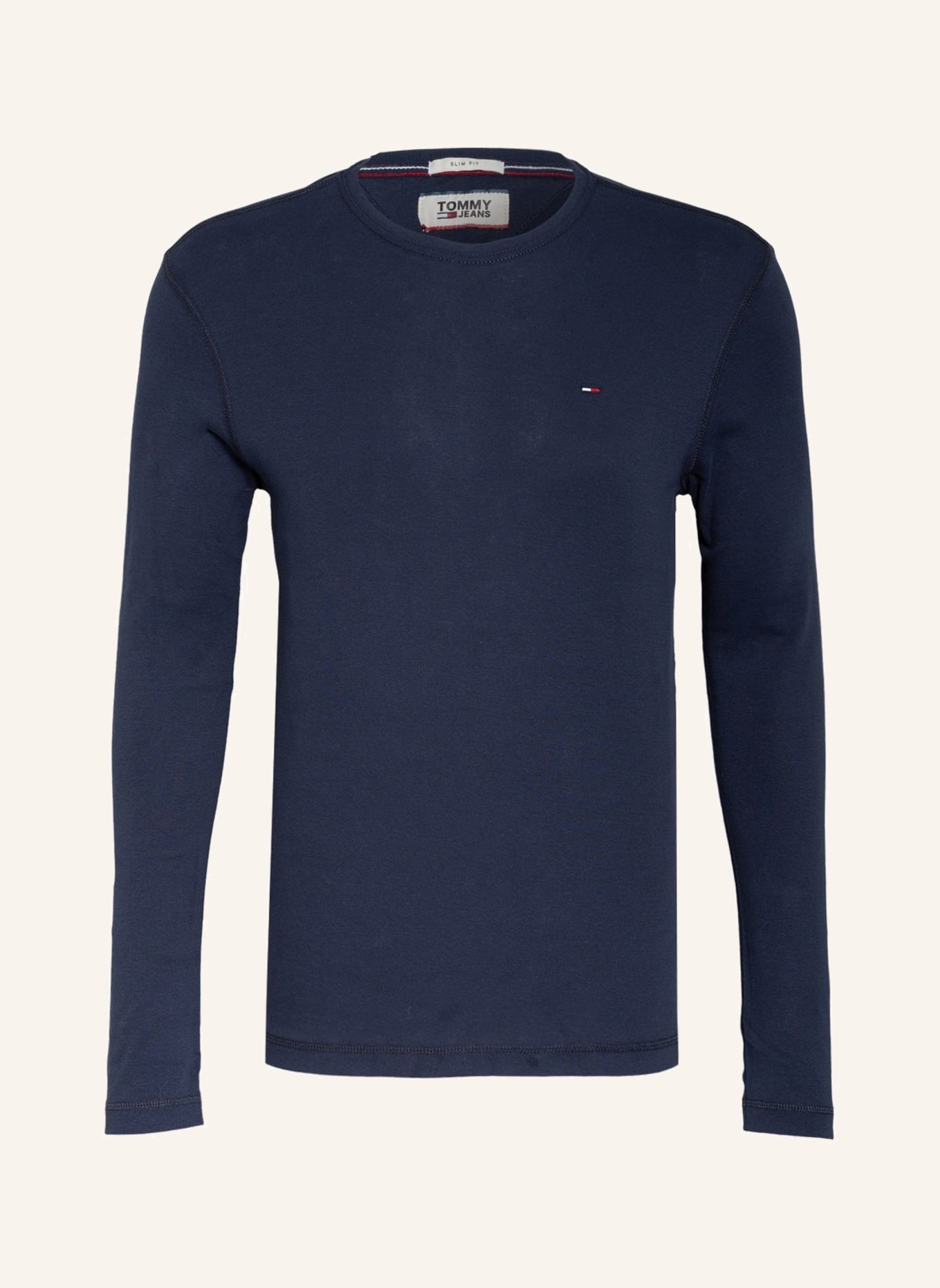 TOMMY JEANS Longsleeve: DUNKELBLAU