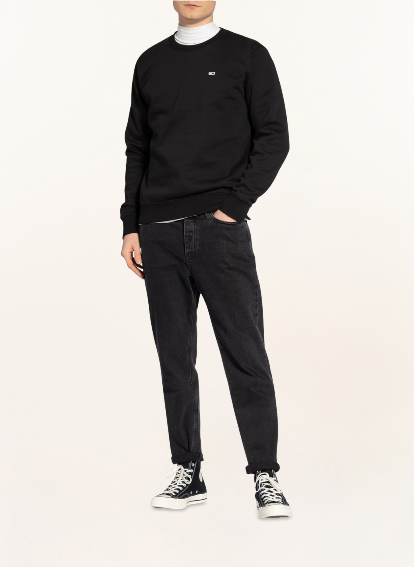 TOMMY JEANS Sweatshirt, Color: BLACK (Image 2)