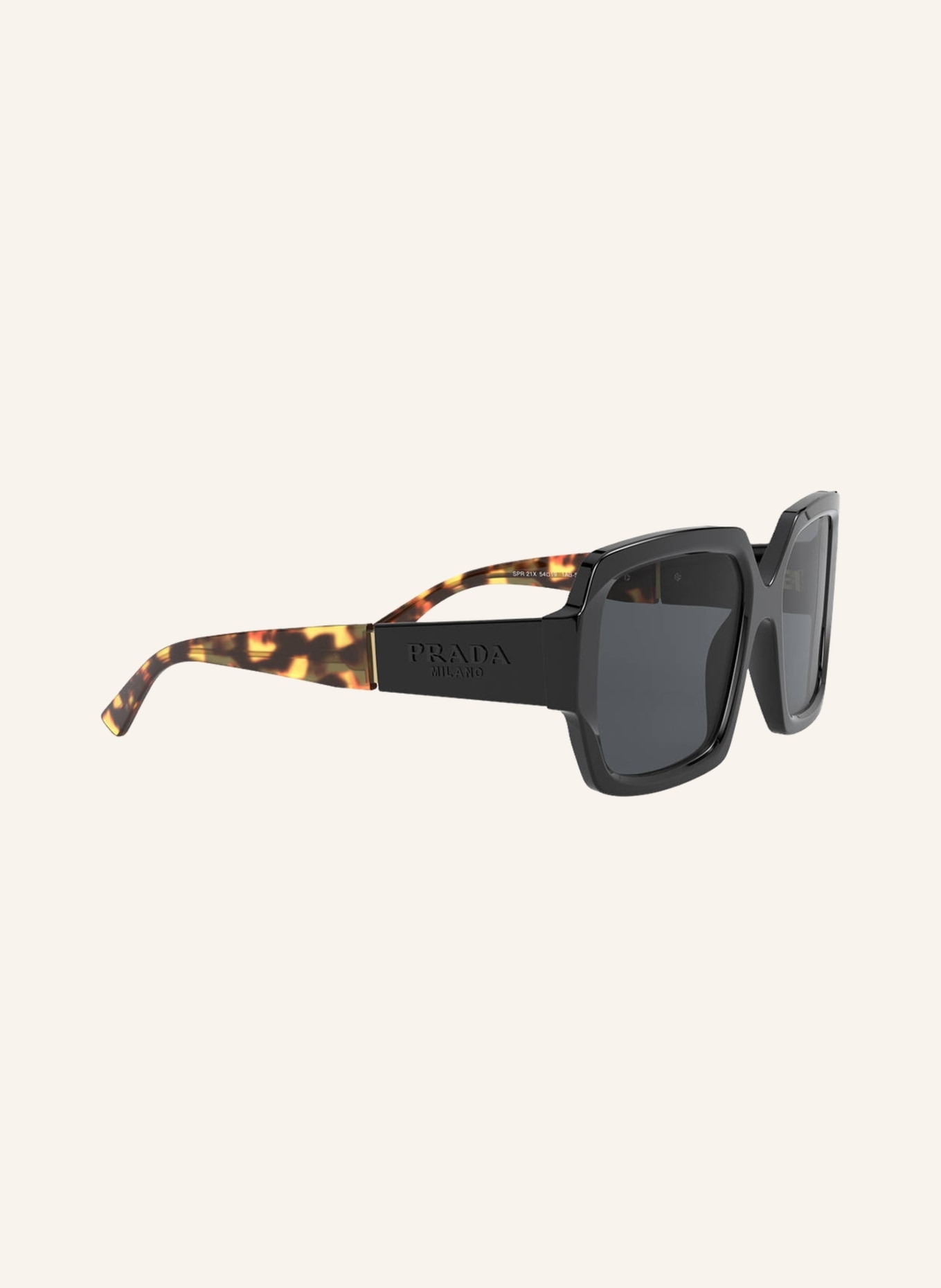 PRADA Sunglasses PR 21XS, Color: 1AB5Z1 - BLACK/DARK GRAY (Image 3)