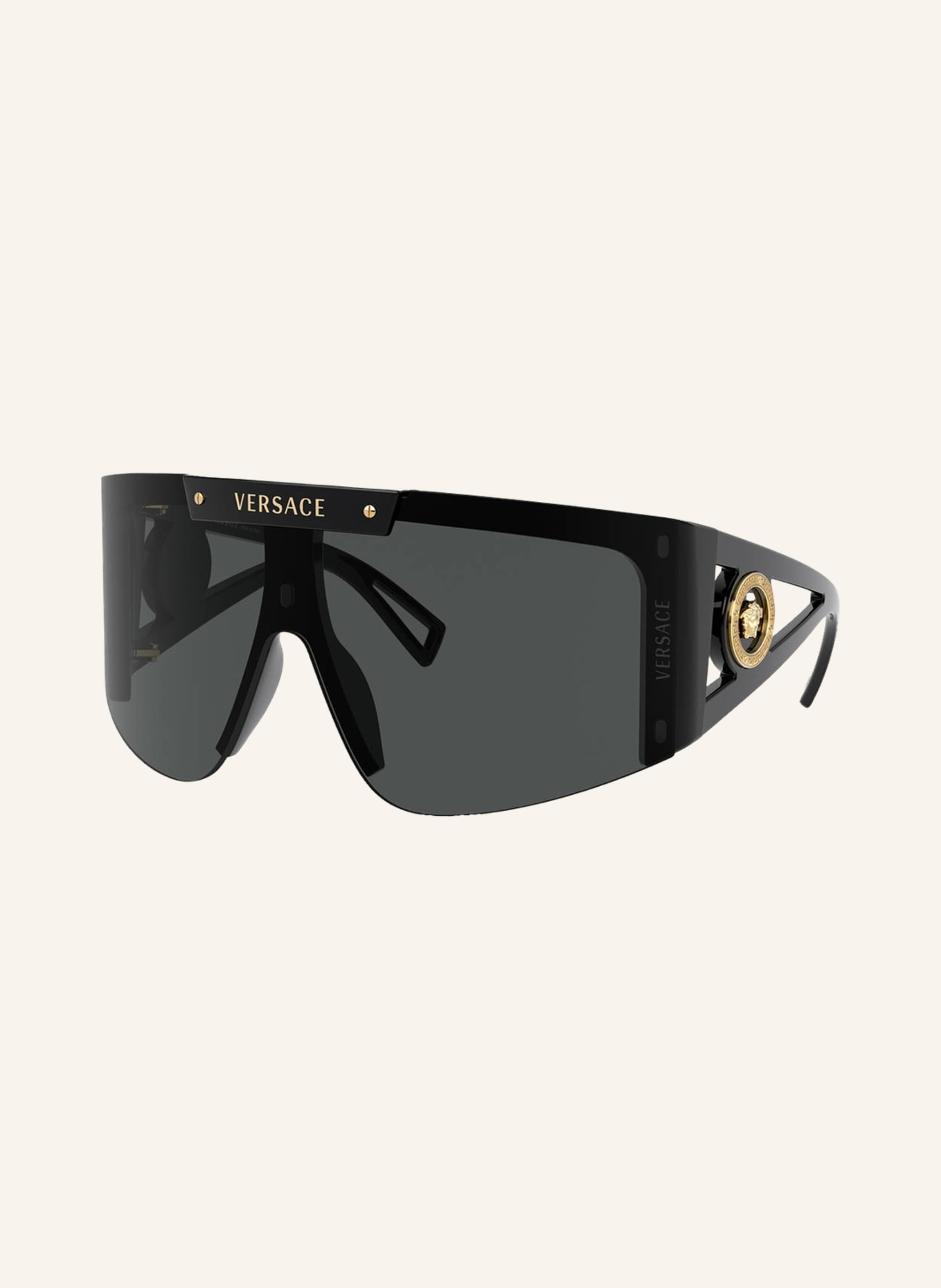VERSACE Sunglasses VE4393, Color: GB1/87 - BLACK/ GRAY GRADIENT (Image 1)