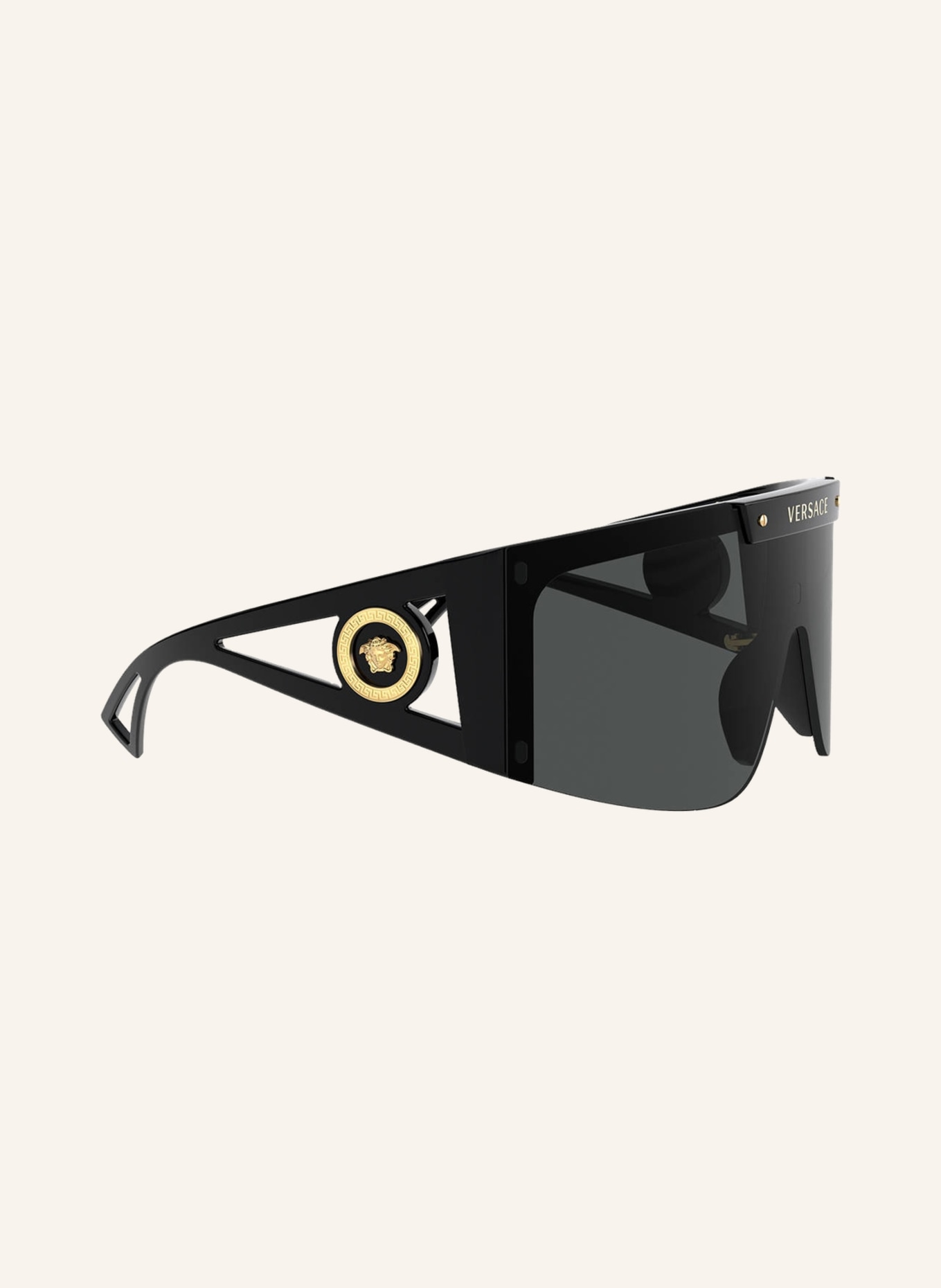 VERSACE Sunglasses VE4393, Color: GB1/87 - BLACK/ GRAY GRADIENT (Image 3)