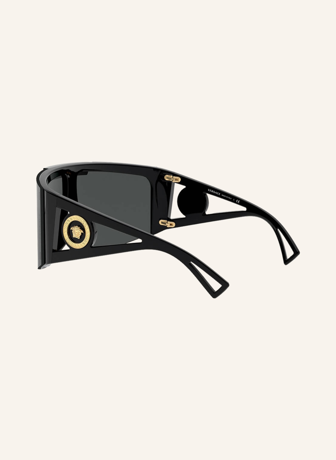 VERSACE Sunglasses VE4393, Color: GB1/87 - BLACK/ GRAY GRADIENT (Image 4)
