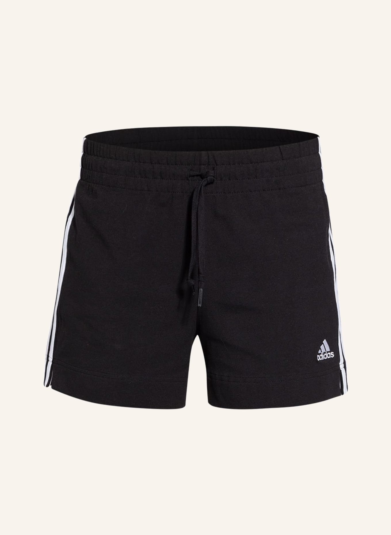 adidas Fitness shorts ESSENTIALS, Color: BLACK/ WHITE (Image 1)
