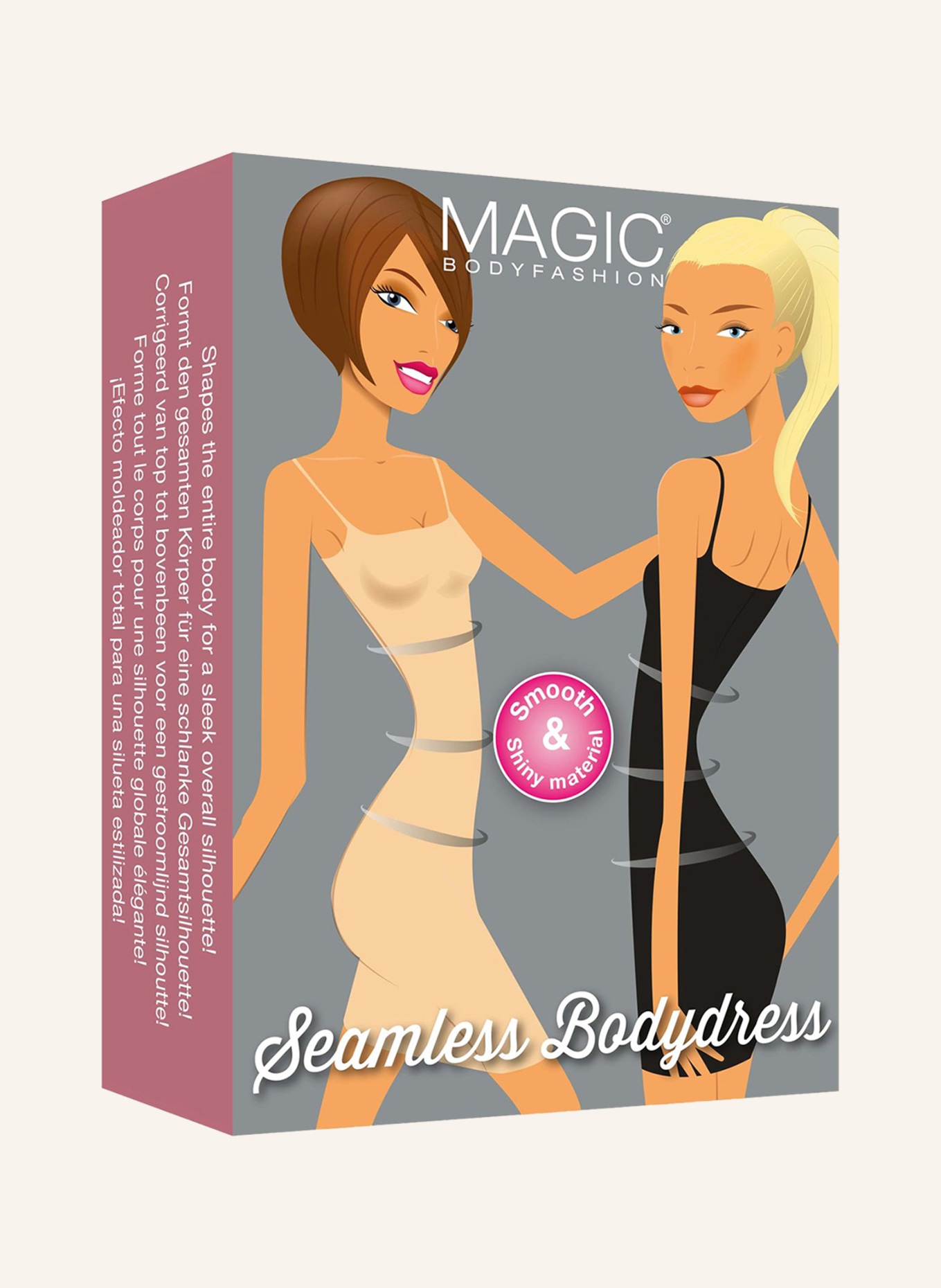 MAGIC Bodyfashion Tvarující šaty SEAMLESS BODYDRESS , Barva: NUDE (Obrázek 3)