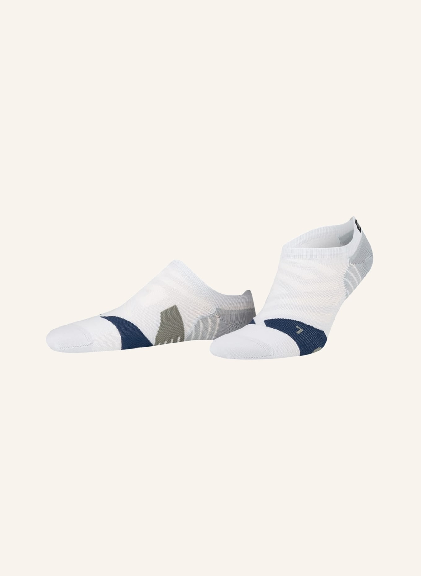 On Sneaker socks , Color: 00058 GREY / DENIM (Image 1)