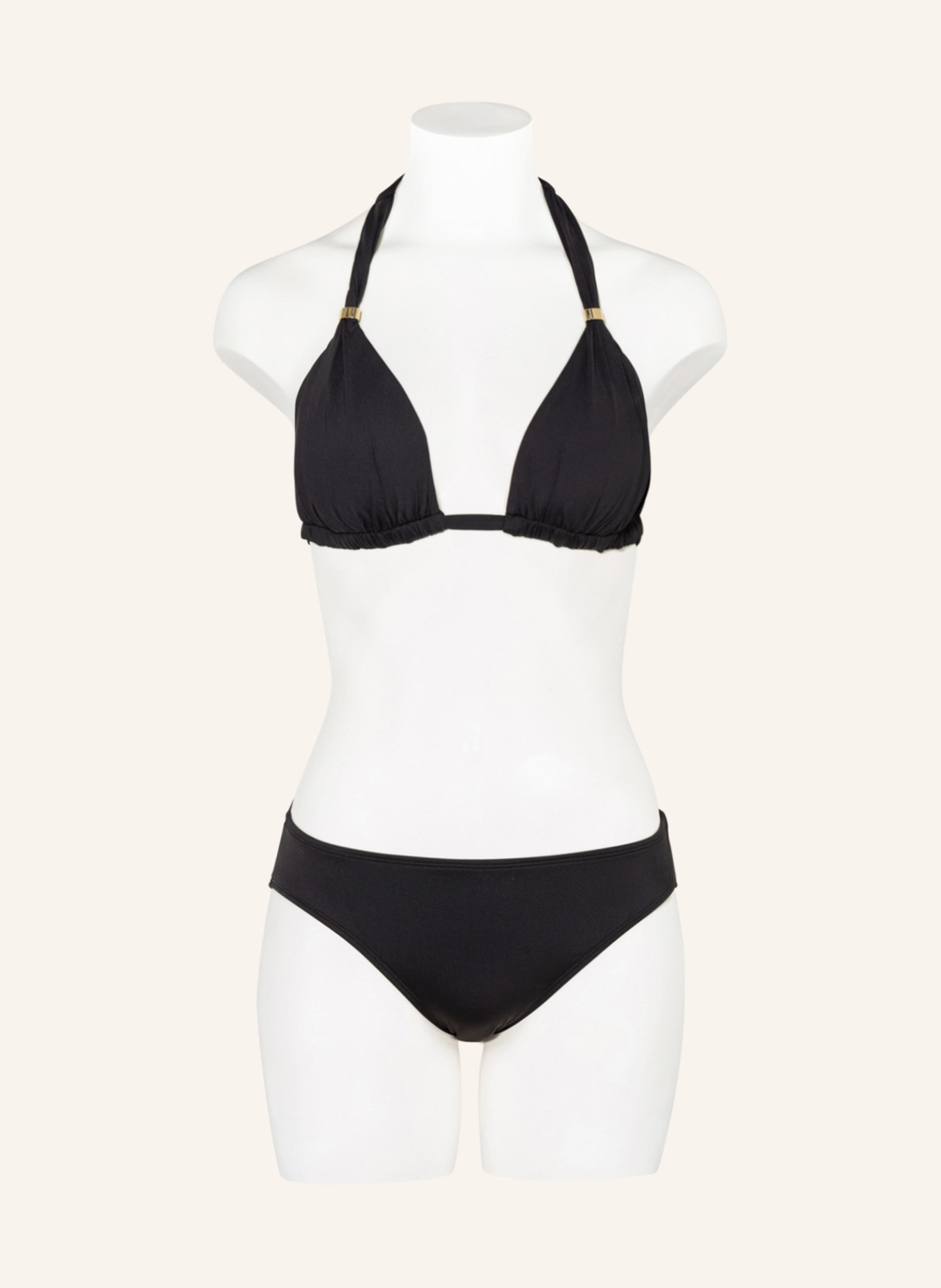 LAUREN RALPH LAUREN Halter neck bikini top LAUREN ESSENTIALS , Color: BLACK (Image 2)