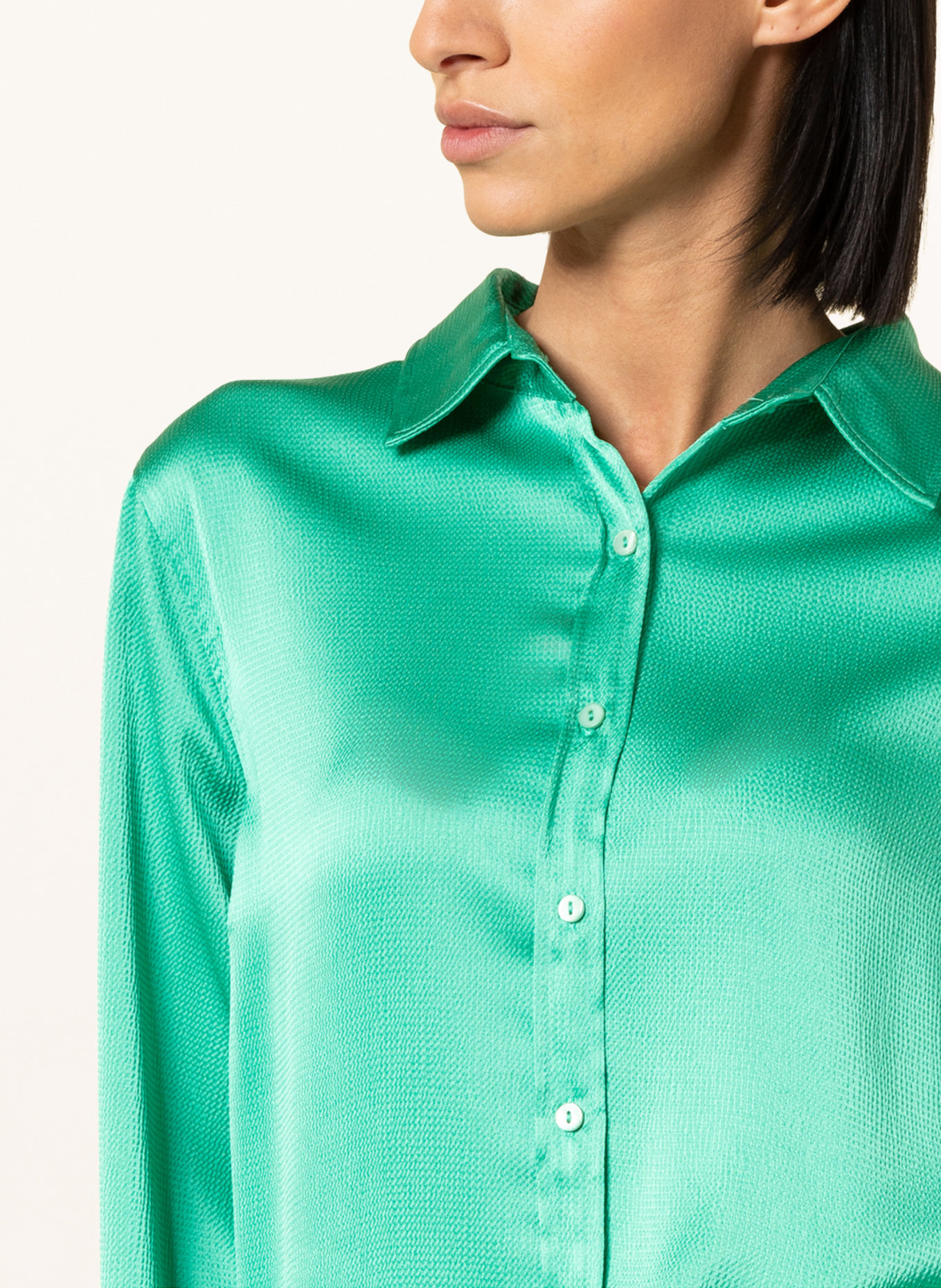 NEO NOIR Bluse MARGIT, Farbe: GRÜN (Bild 4)